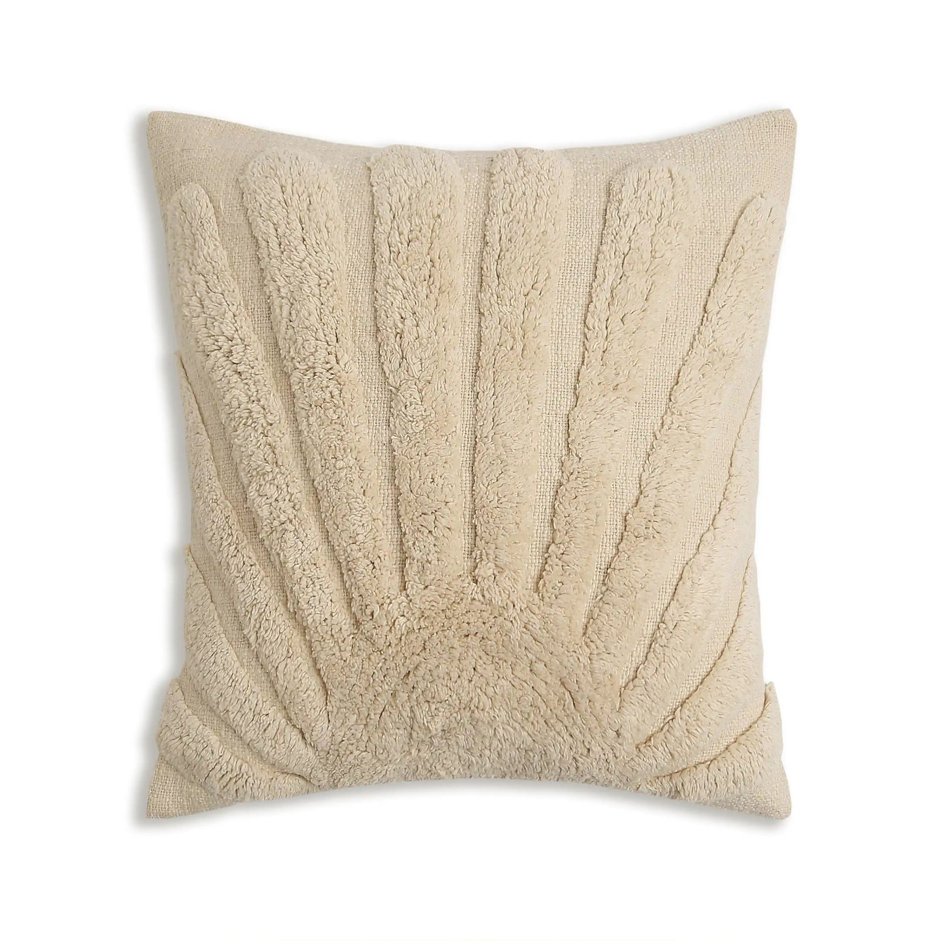 Indian Heritage Linen Blend Apricot Glow Cushion Cover | Espricia