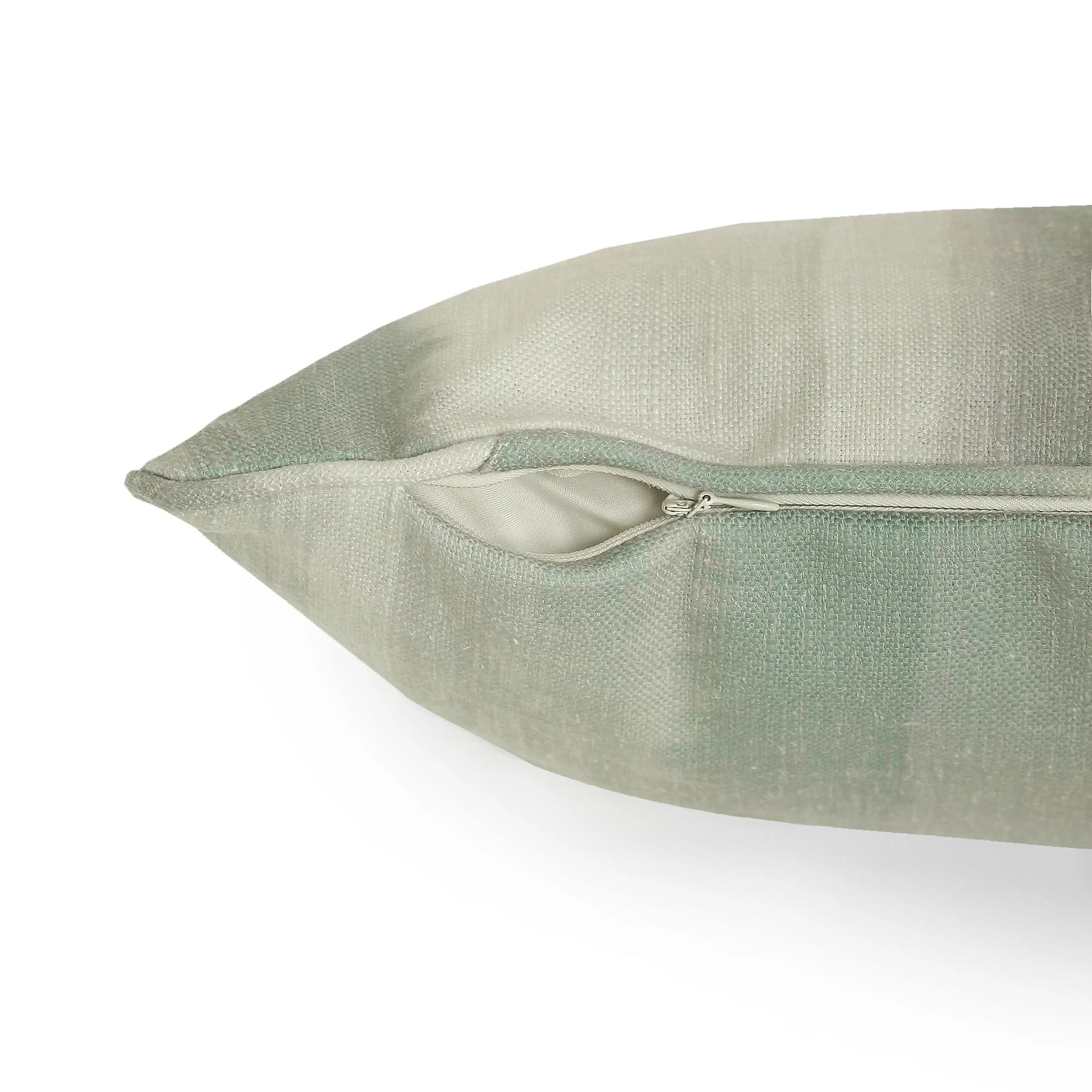 Abstract Polyester Blend Seafoam Cushion Cover | Espricia