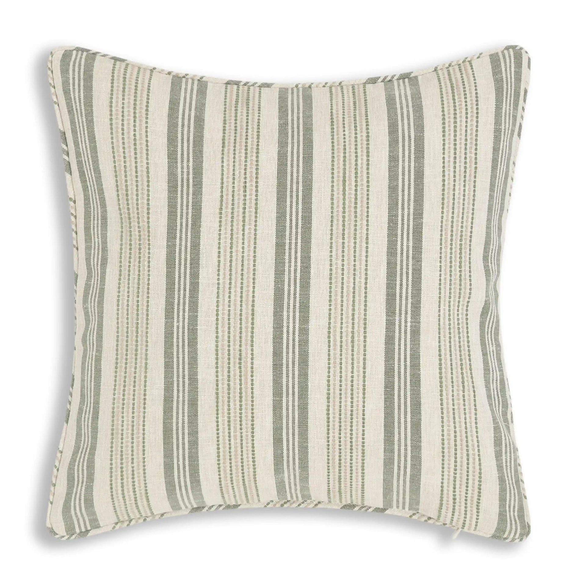 Geometric Cotton Blend Sage Meadow Cushion Cover | Espricia
