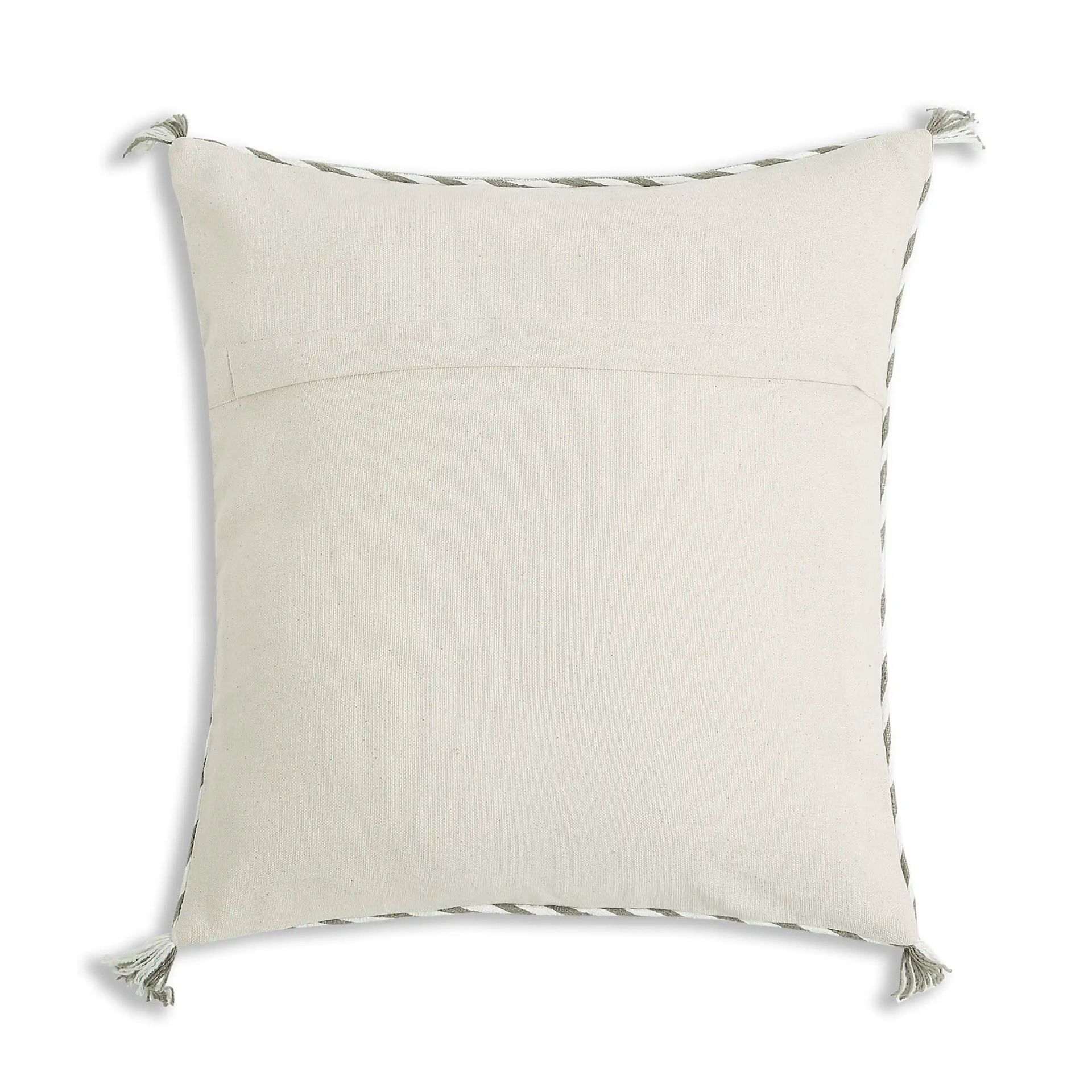 Ethnic 100% Linen Natural Oat Cushion Cover | Espricia