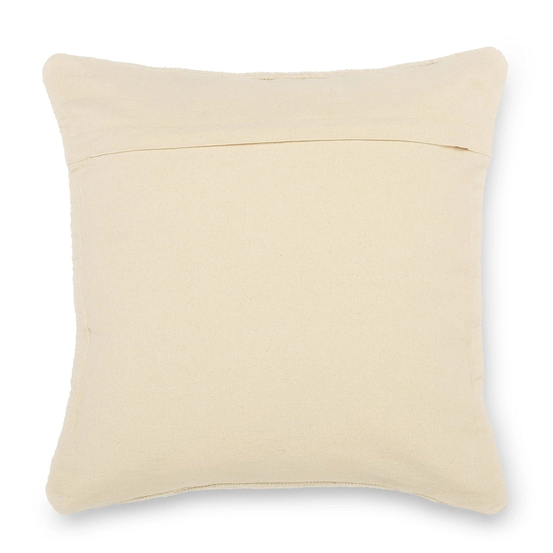 Ethnic 100% Cotton Light Beige Cushion Cover | Espricia