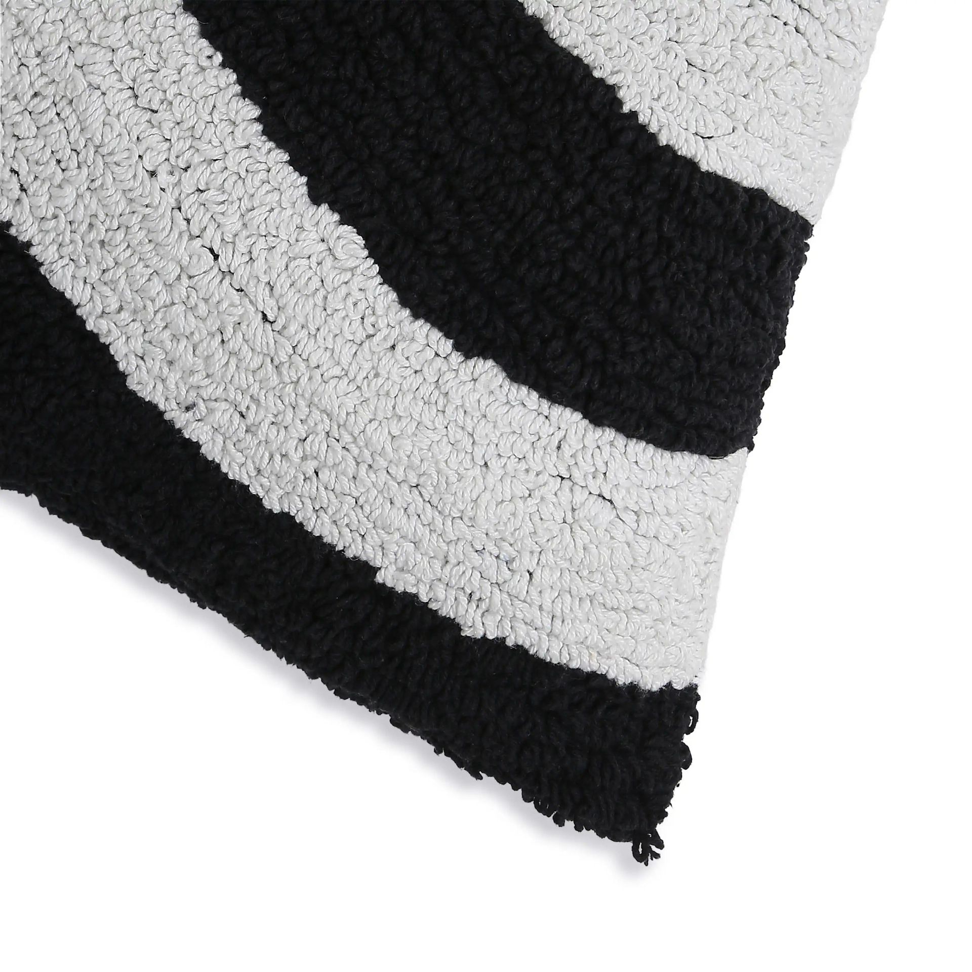 Abstract 100% Cotton Denim Haze Cushion Cover | Espricia