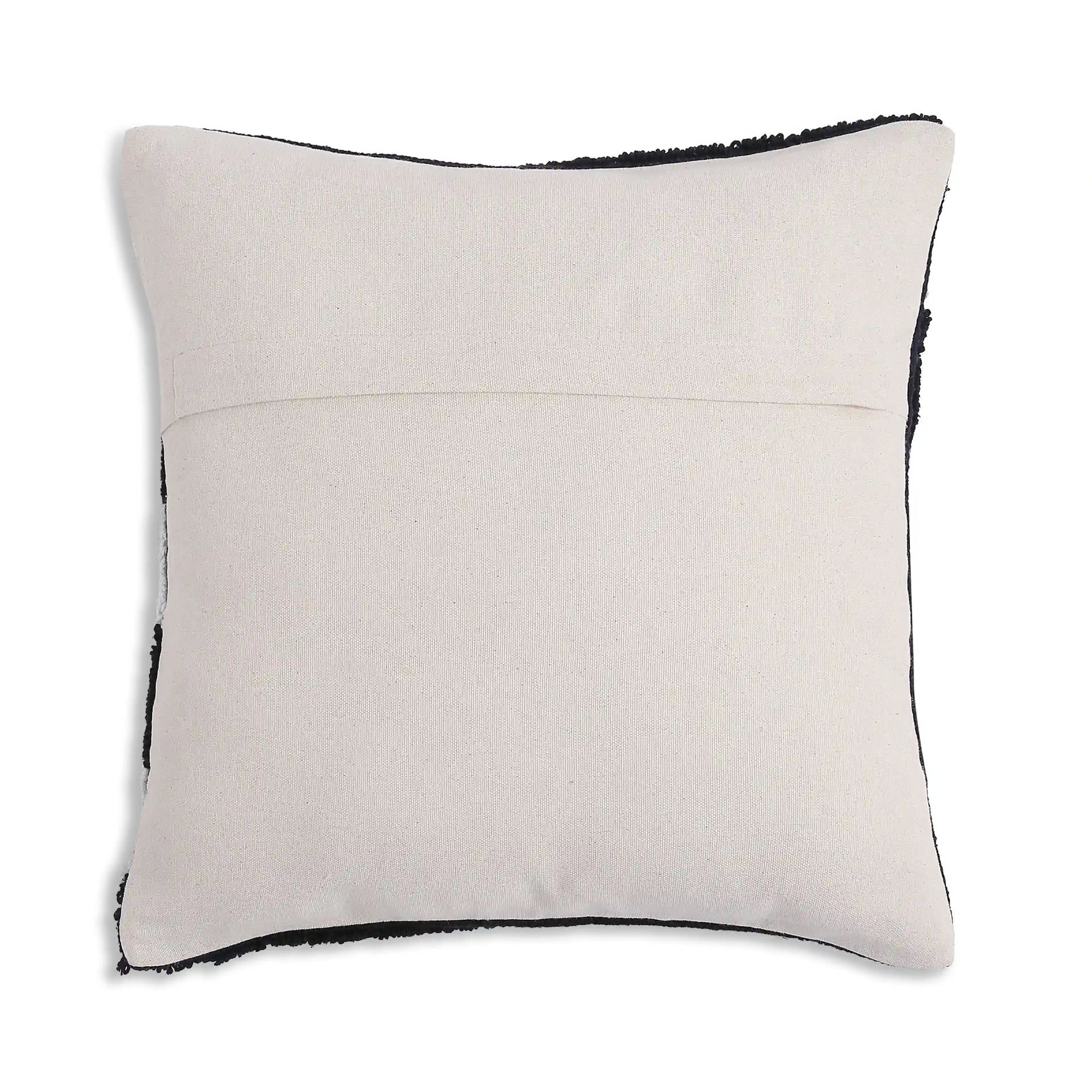 Abstract 100% Cotton Denim Haze Cushion Cover | Espricia
