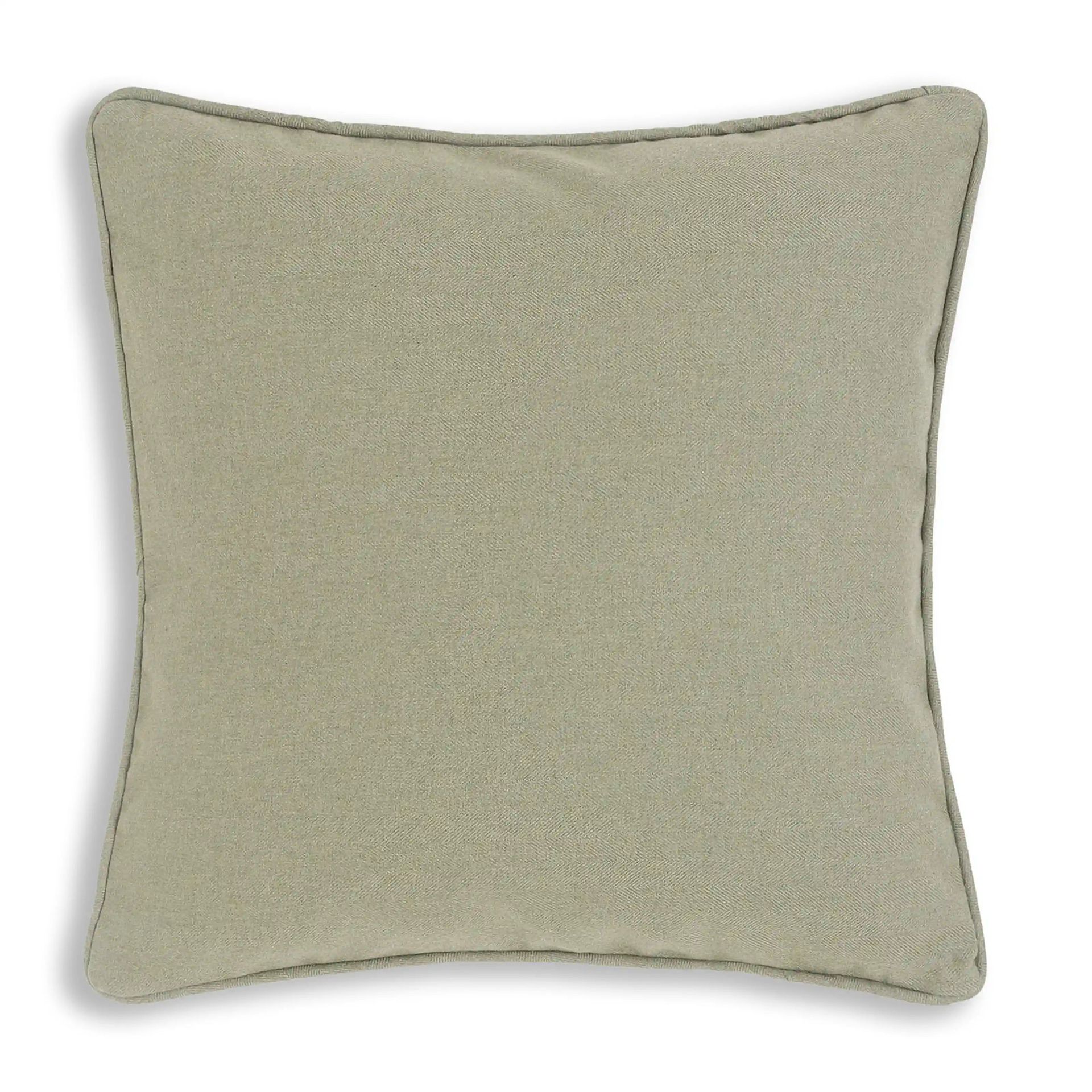 Solid Dyed 100% Cotton Olive Cushion Cover | Espricia