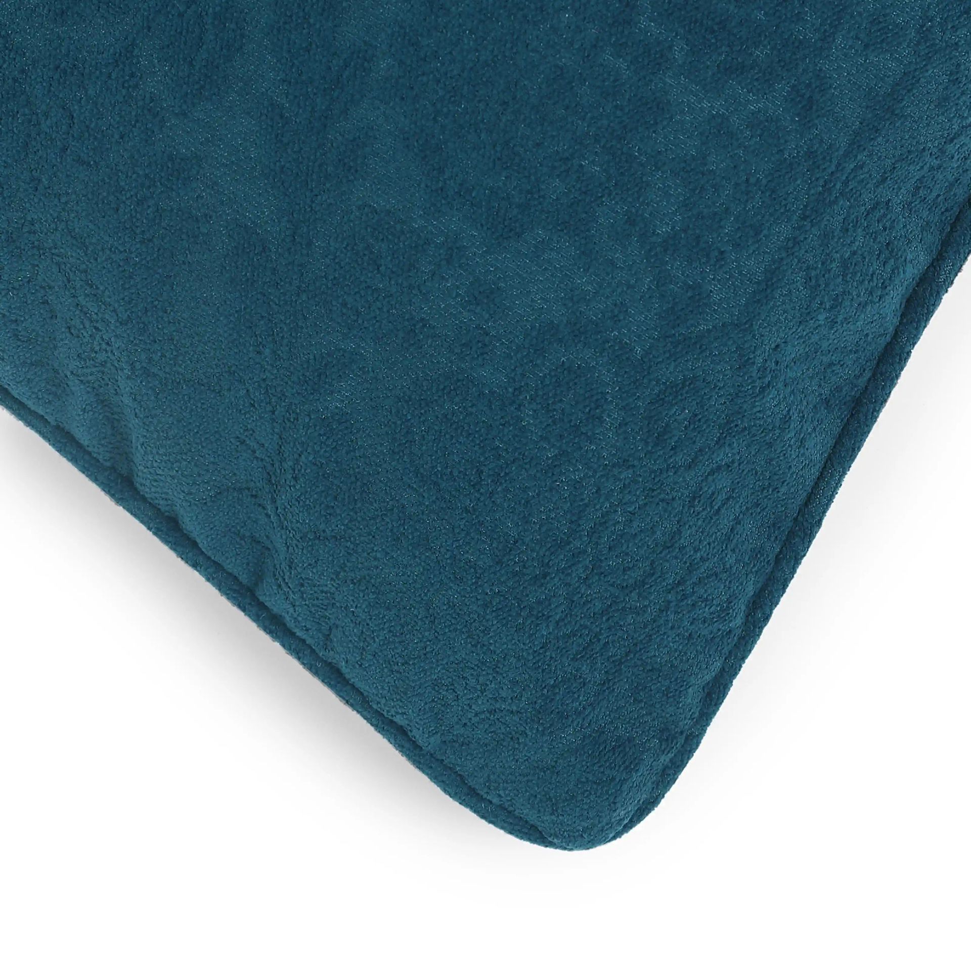 Indian Heritage 100% Polyester Dark Ocean Cushion Cover | Espricia