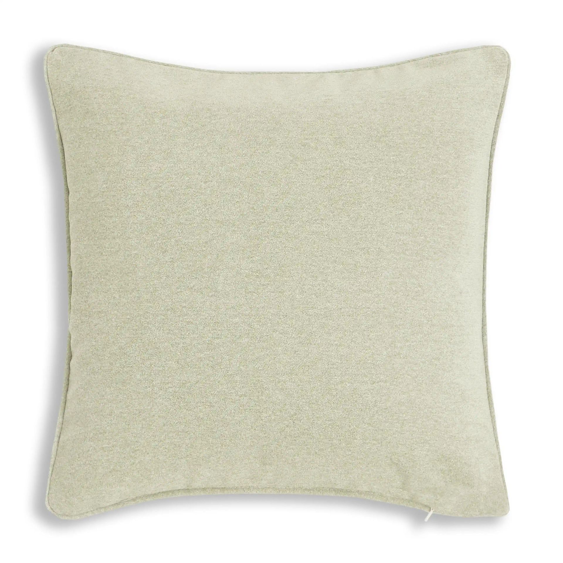 Solid Dyed 100% Polyester Sea Mist Cushion Cover | Espricia