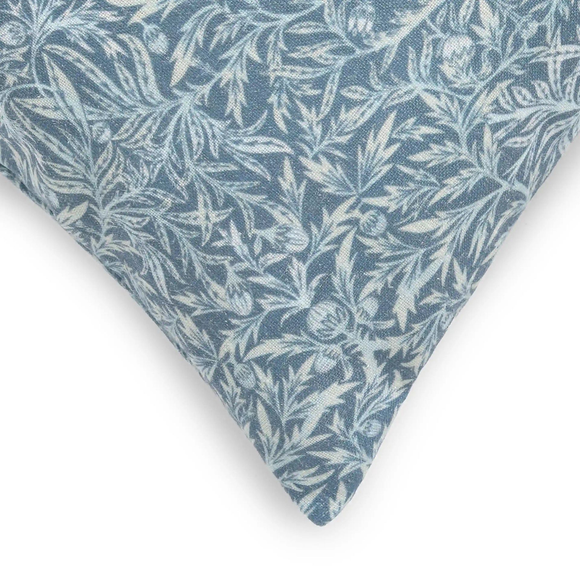 Indian Heritage Polyester Blend Bluebell Cushion Cover | Vissencia