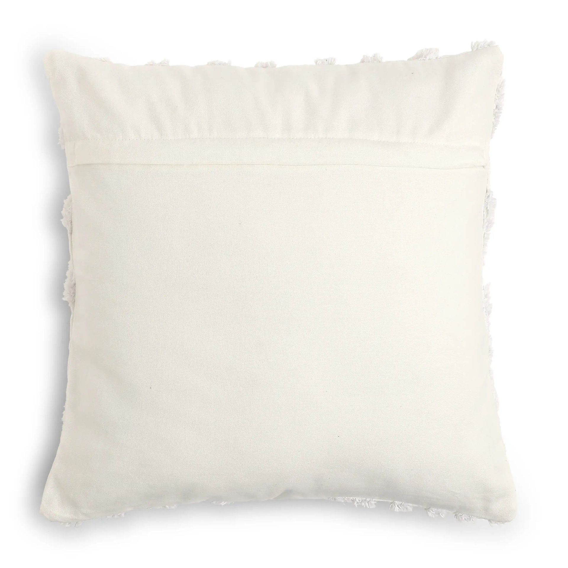 Abstract 100% Cotton Ivory Cushion Cover | Vissencia