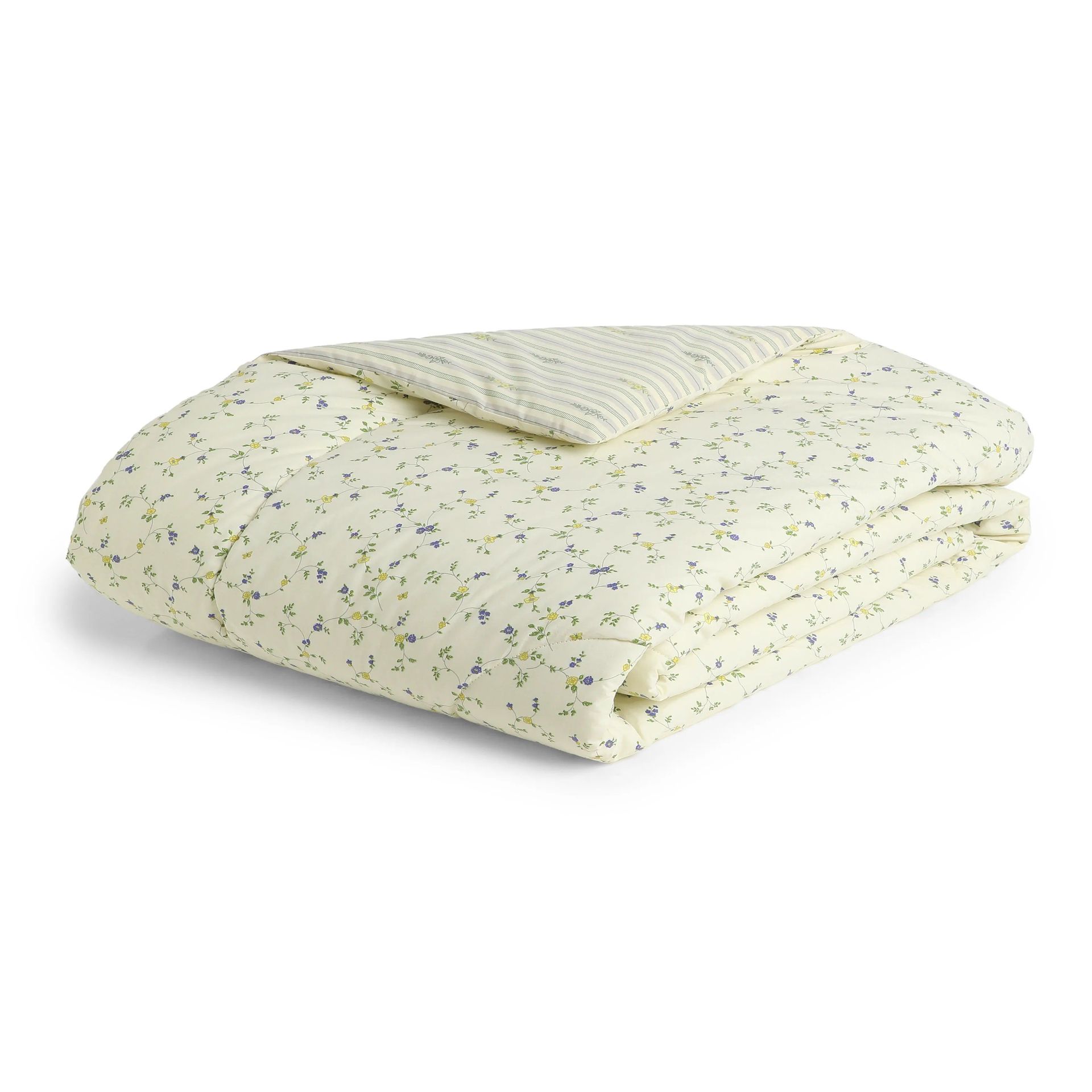 Floral 120 GSM 100% Cotton Cream Bloom Double Comforter | Bloomshire Luxe