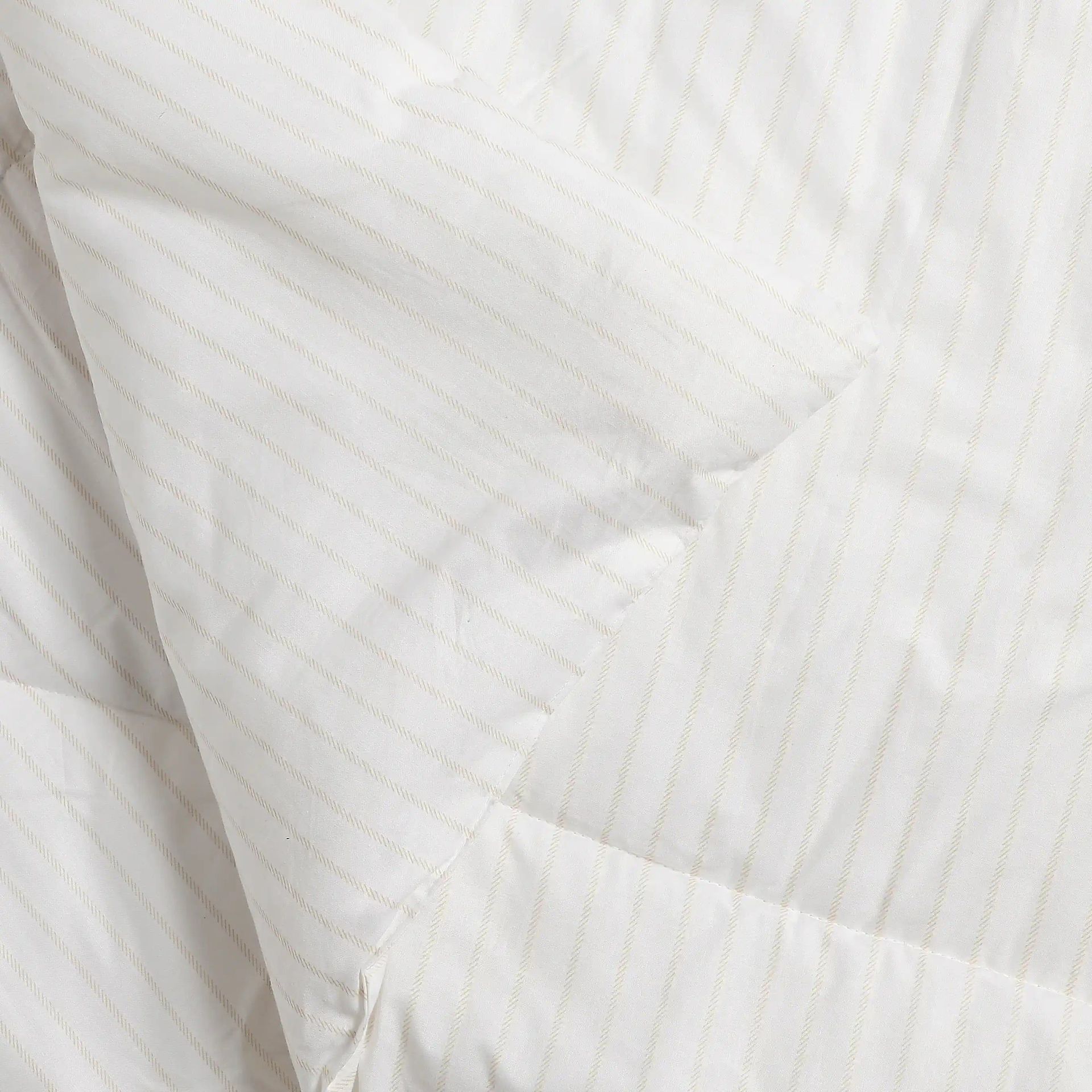Geometric 240 GSM 100% Cotton Beige Double Comforter | Bloomshire Classic