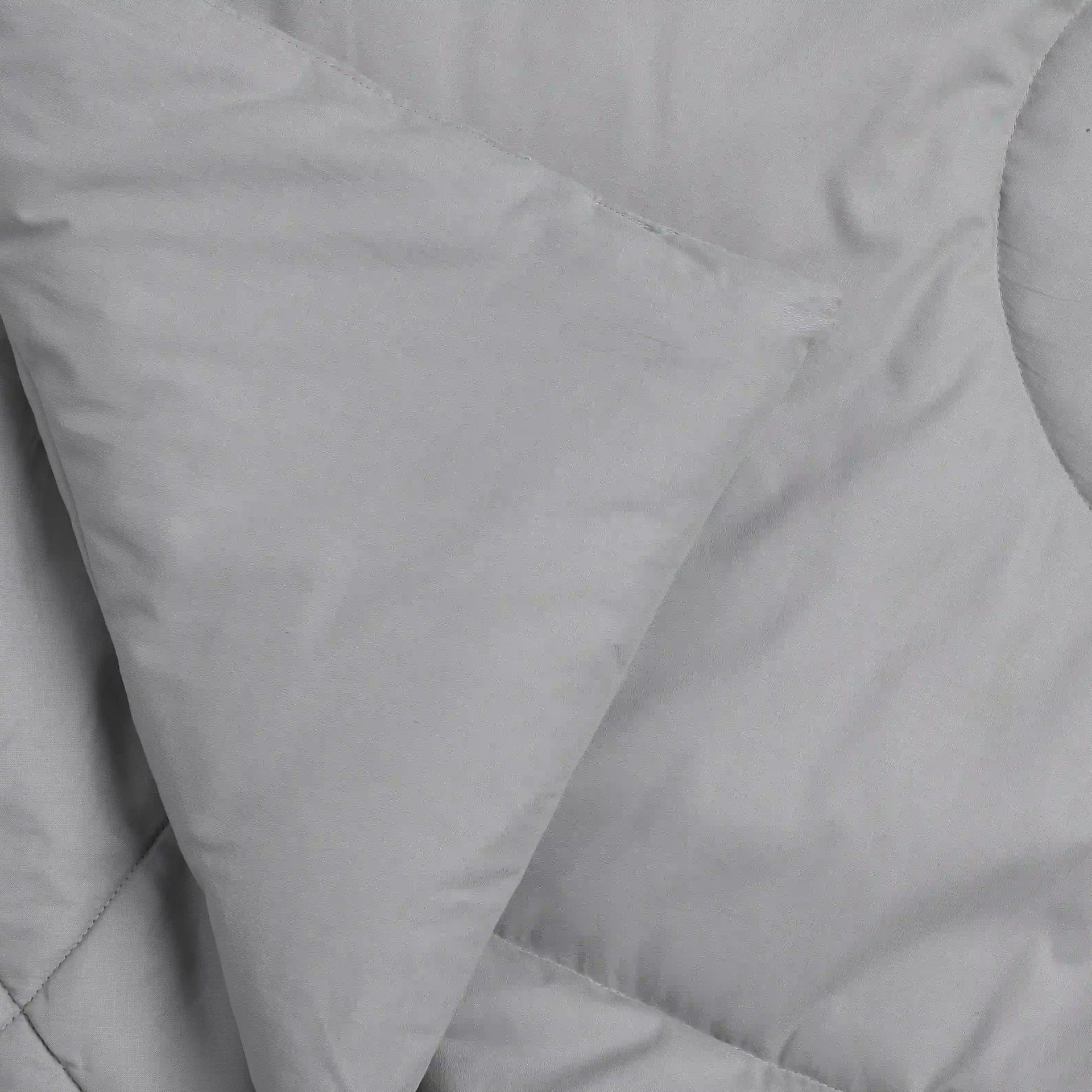 Solid Dyed 240 GSM Cotton Grey Double Comforter | Paleto