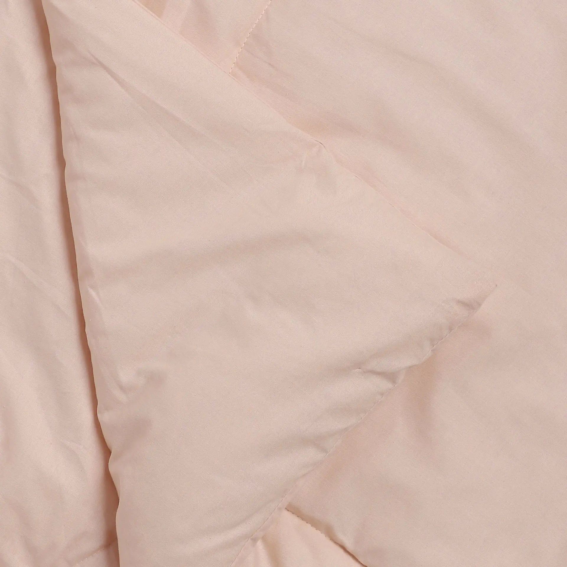 Solid Dyed 120 GSM Cotton Veiled Rose Single Comforter | Paleto