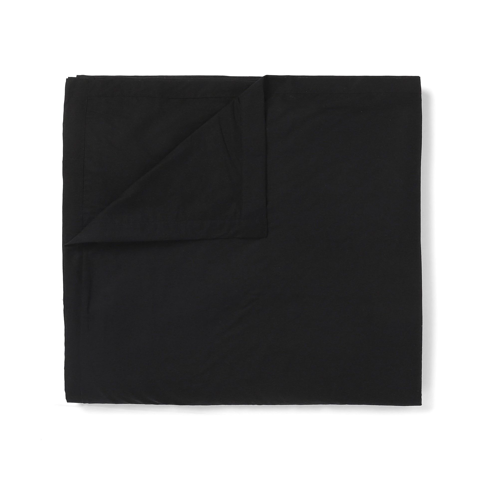 Solid Dyed 144 GSM 100% Cotton Black Single Dohar | Paleto
