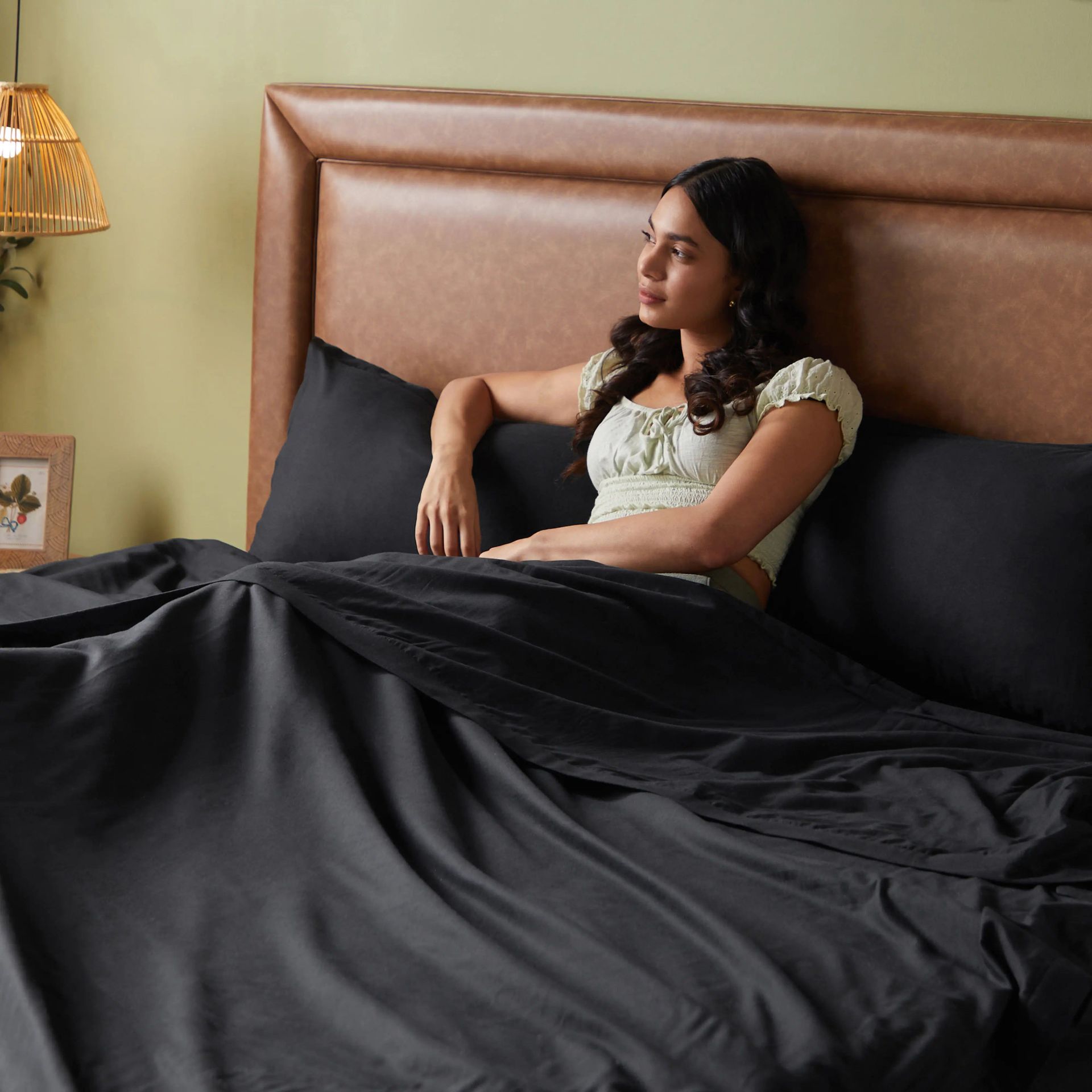 Solid Dyed 144 GSM 100% Cotton Black Single Dohar | Paleto