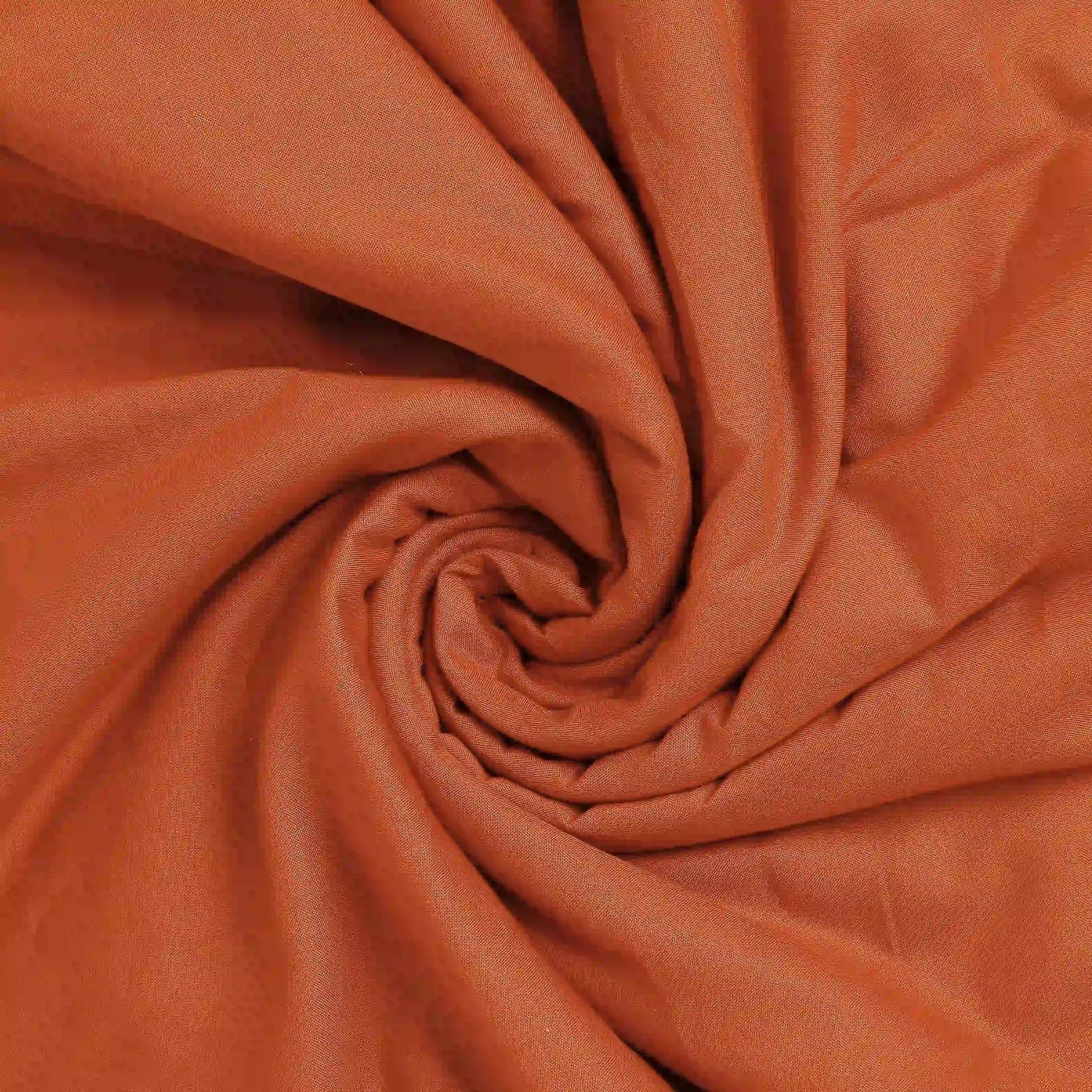 Solid Dyed 144 GSM 100% Cotton Rust Double Dohar | Paleto