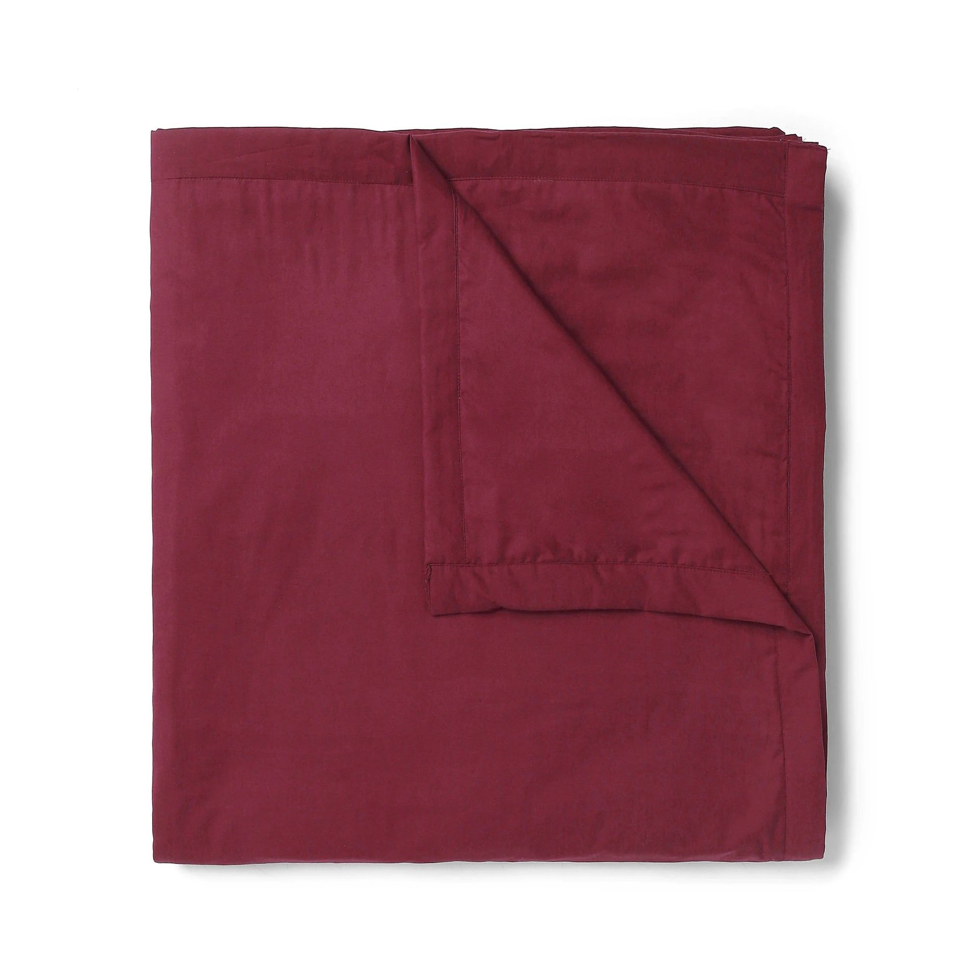 Solid Dyed 144 GSM 100% Cotton Windsor Wine Single Dohar | Paleto
