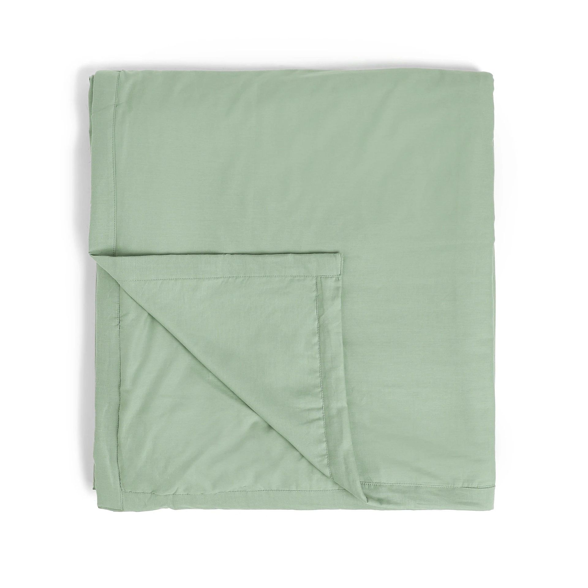 Solid Dyed 144 GSM 100% Cotton Green Sage Single Dohar | Paleto