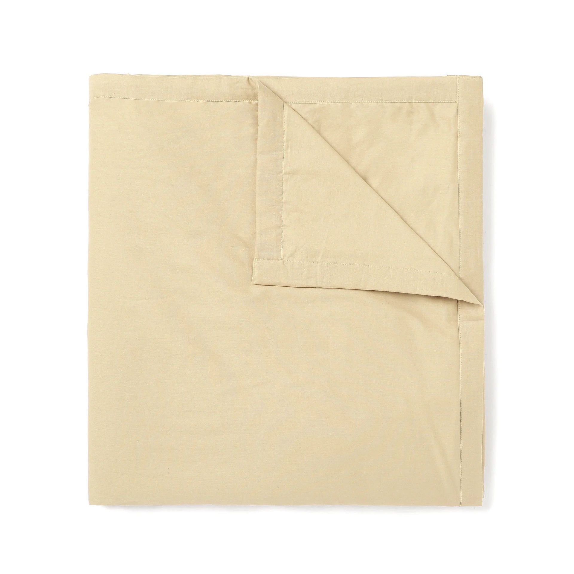 Solid Dyed 144 GSM 100% Cotton Beige Single Dohar | Paleto
