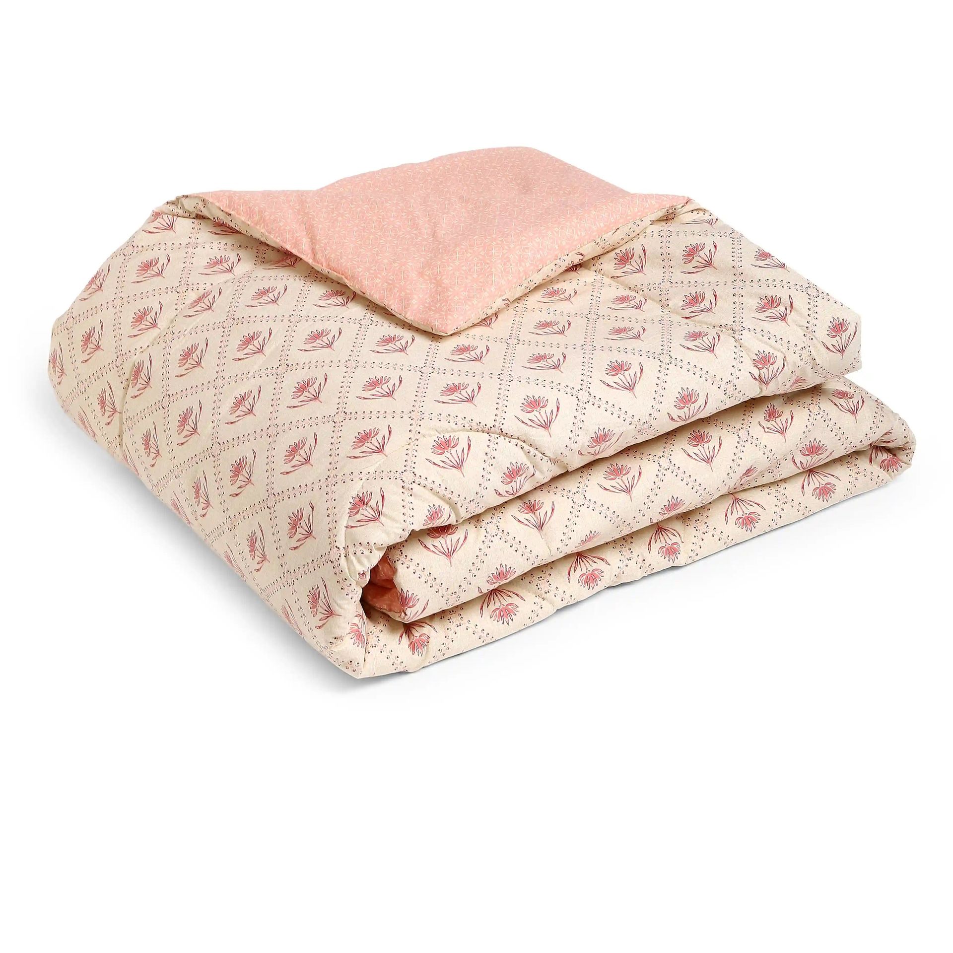 Indian Heritage GSM 100% Cotton Red Double Comforter | Chippa Lane