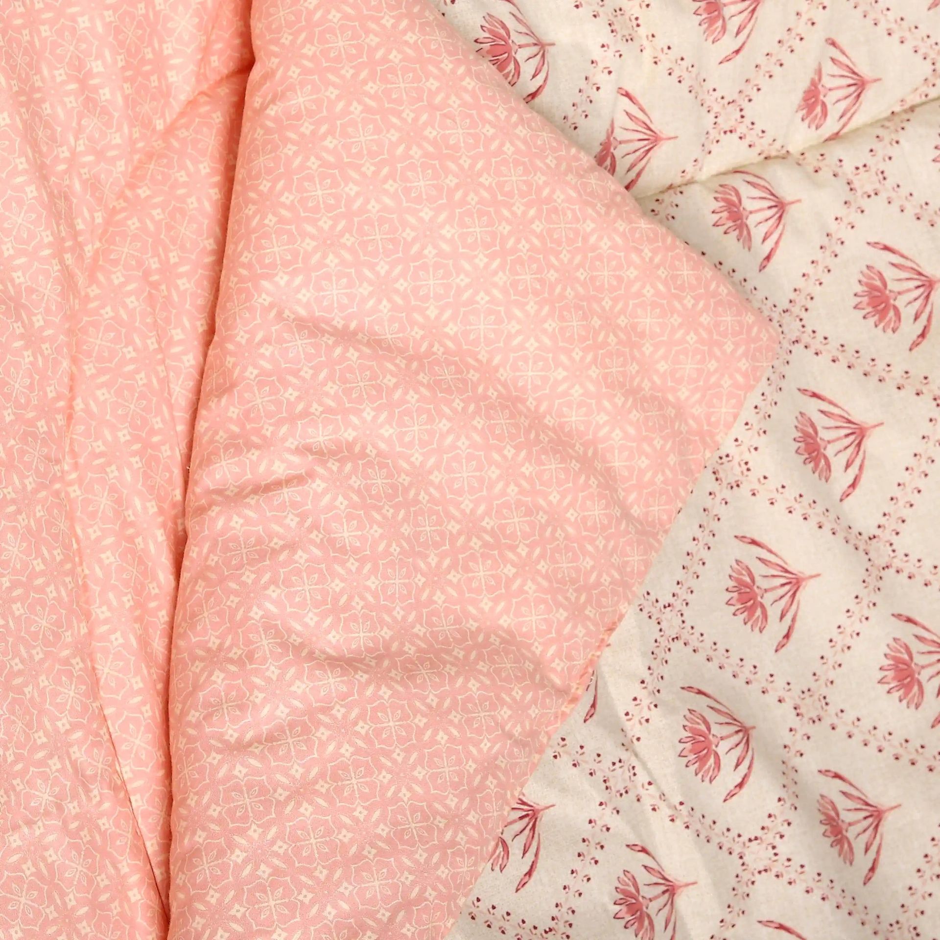 Indian Heritage GSM 100% Cotton Red Double Comforter | Chippa Lane