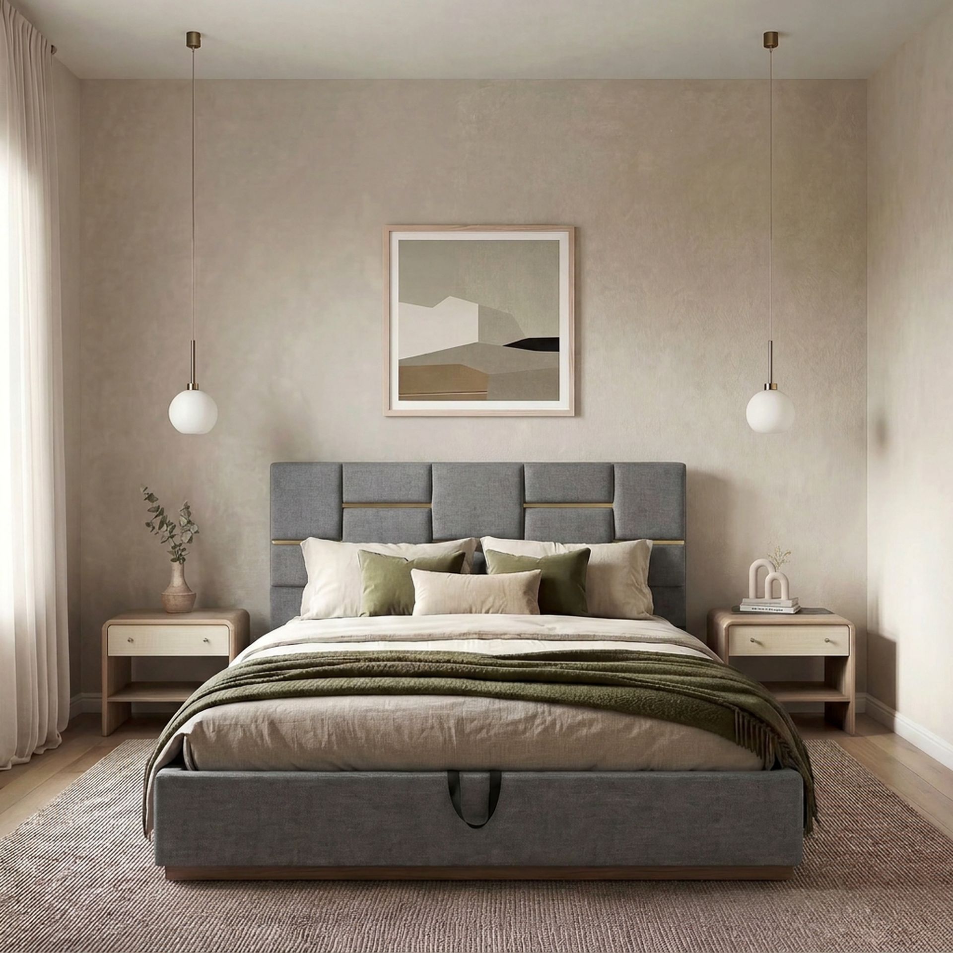 Accent Berlin Upholstered Bed
