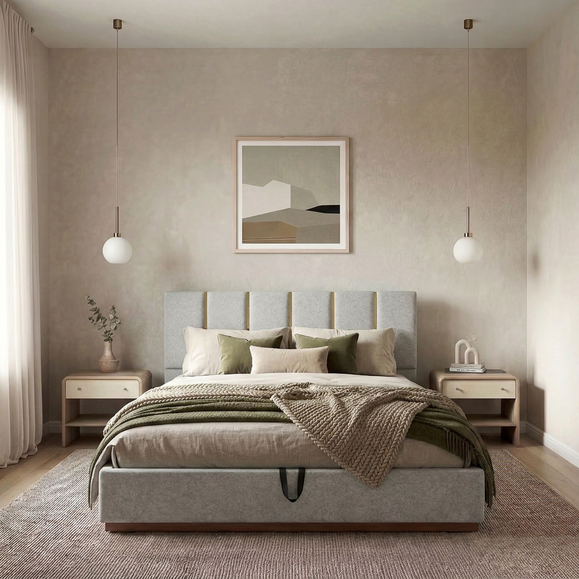 Accent Chicago Upholstered Bed
