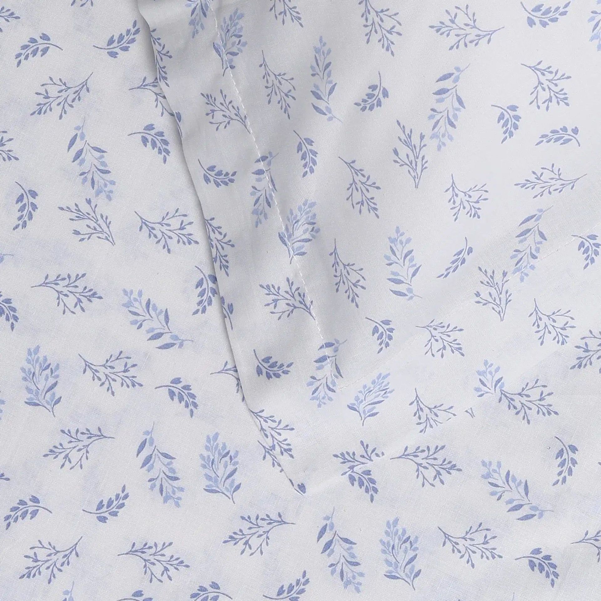 Floral 144 TC 100% Cotton Purple Single Bedsheet Set | Bloomshire Classic