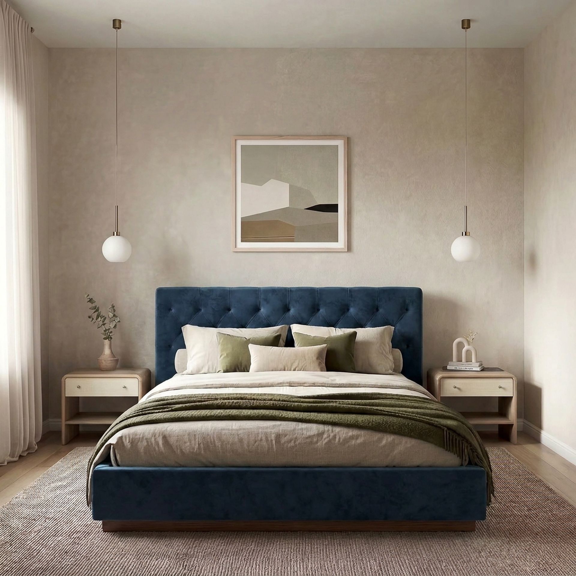 Classic Tufted Madrid Upholstered Bed