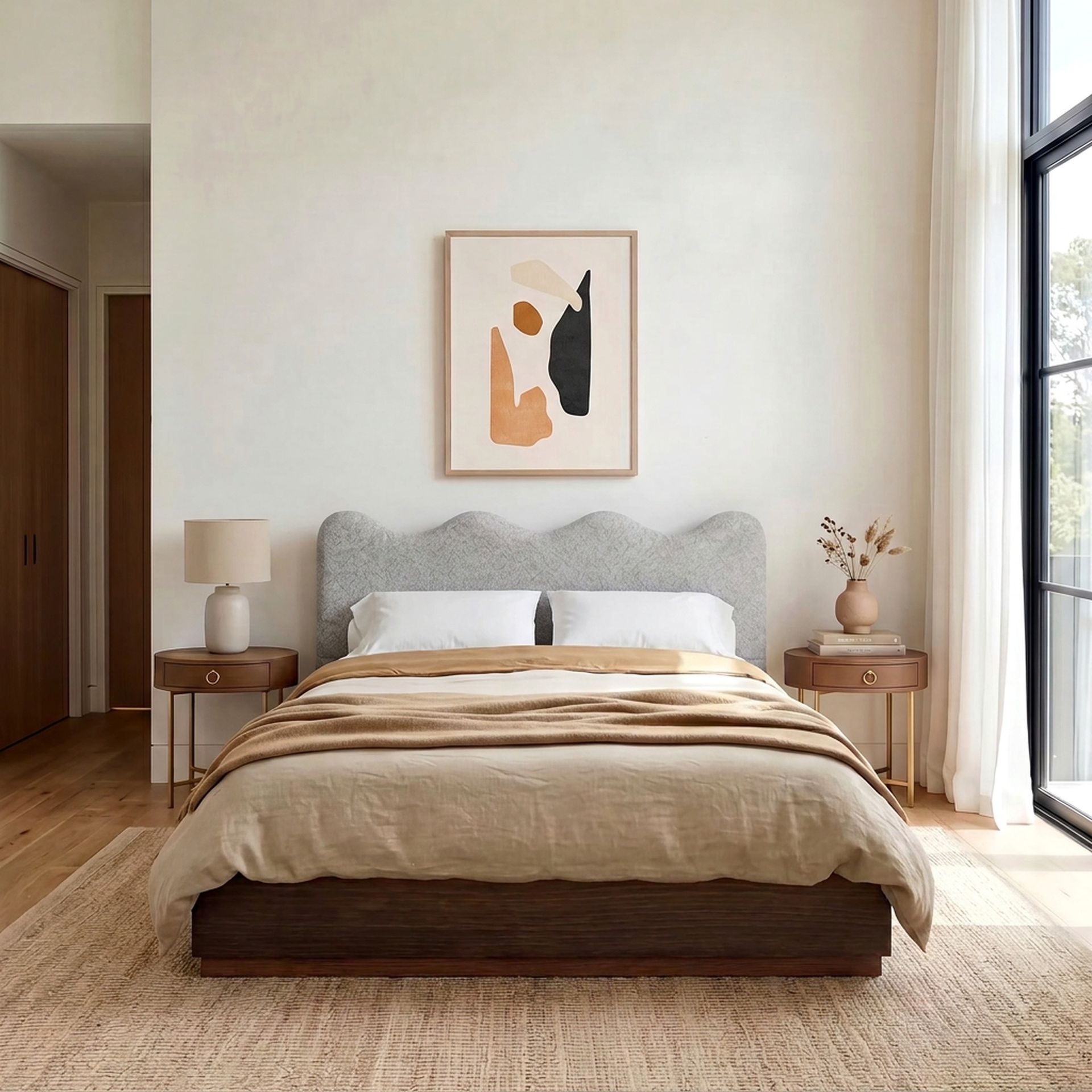 Curved Lisbon Bed