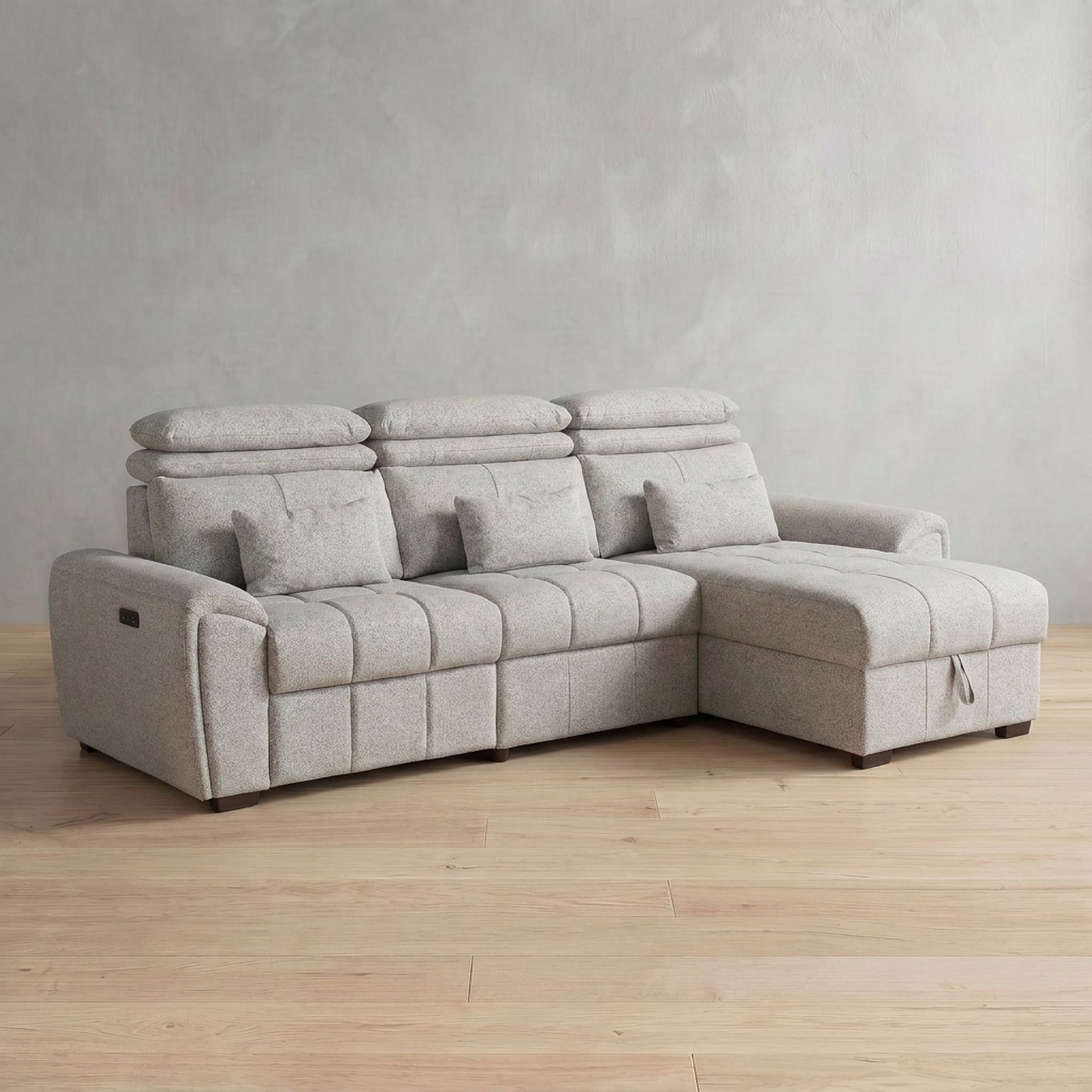 Eldur L-Shaped Recliner with Chaise