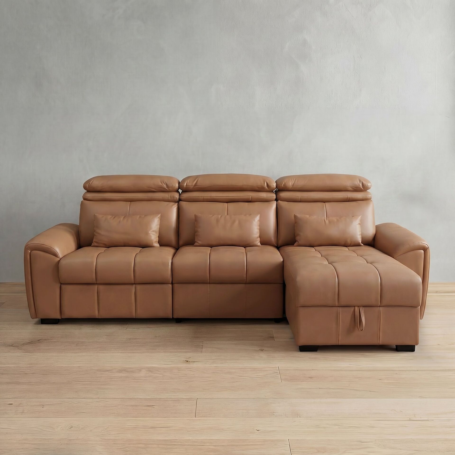 Eldur L-Shaped Recliner with Chaise