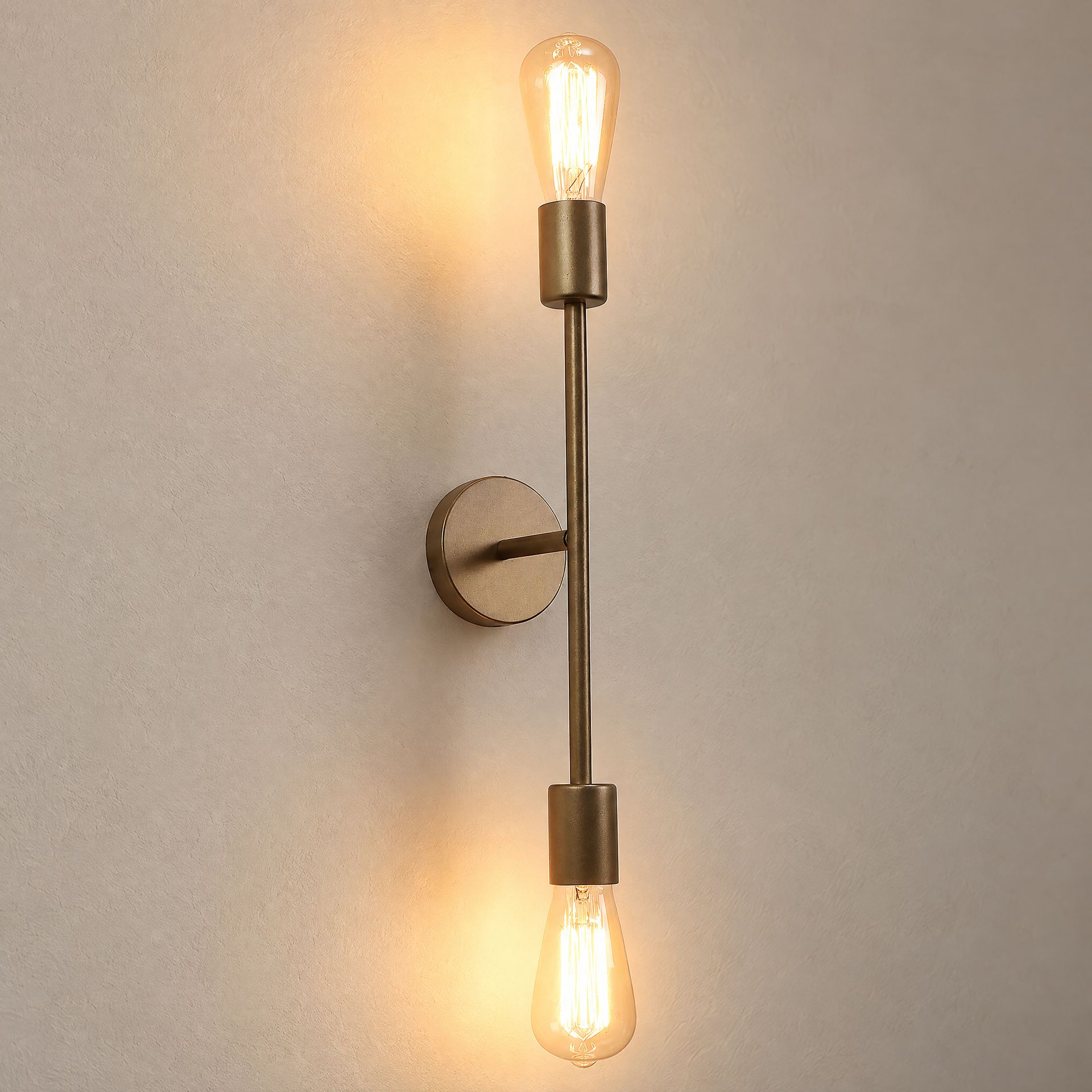 Livspace Ashley Gold Metal Novelty Wall Light | Gold