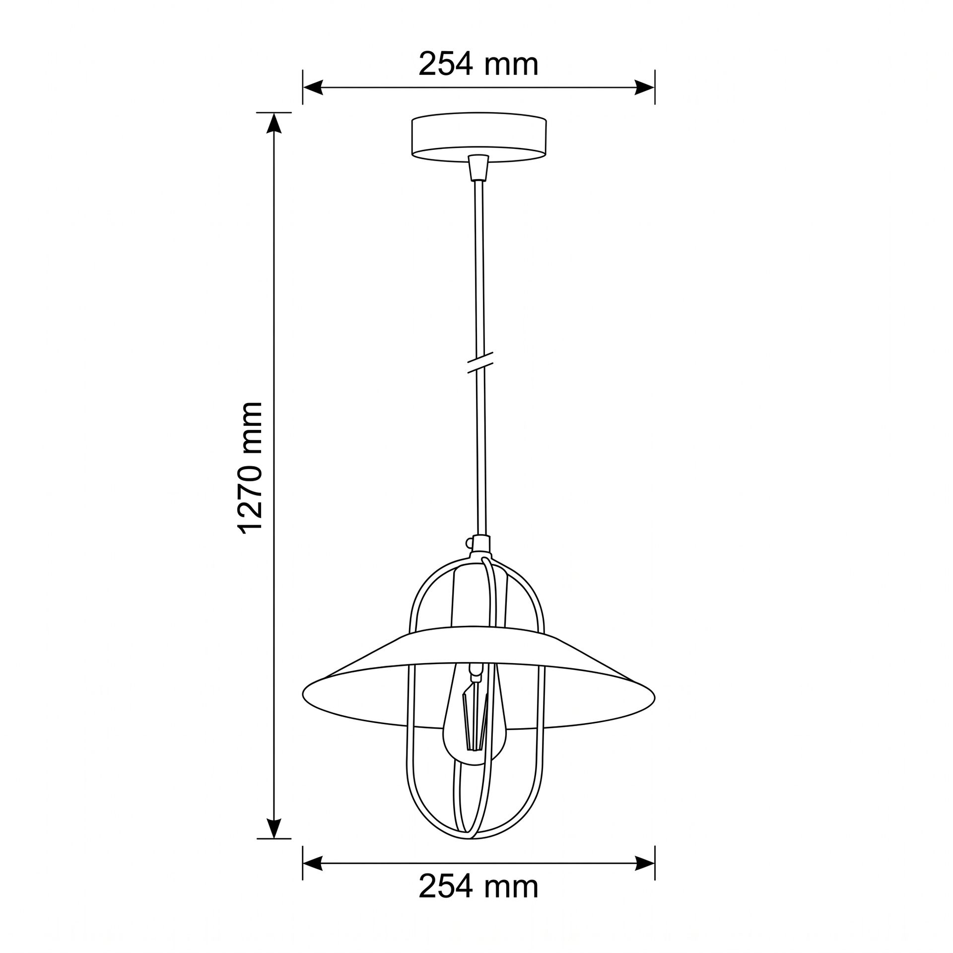 Livspace Belindra Luxury Style Black Metal Pendant Light | Black