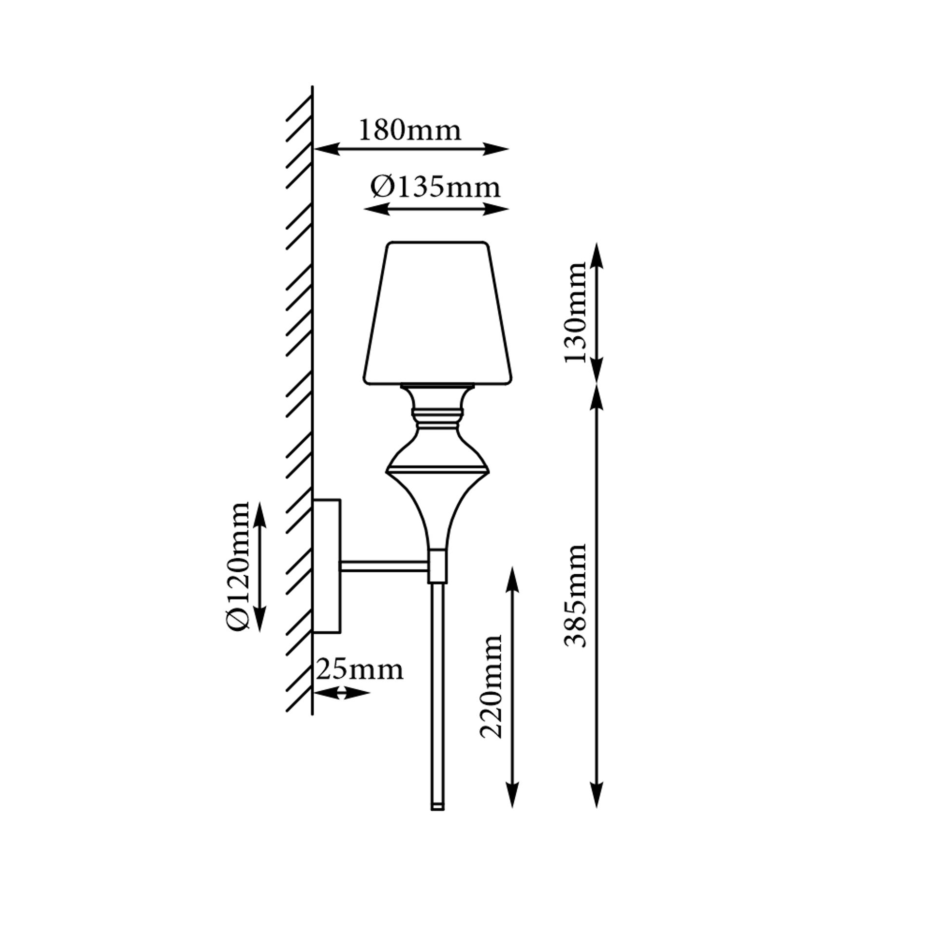 Livspace Bliss Wall Light | White + Brass