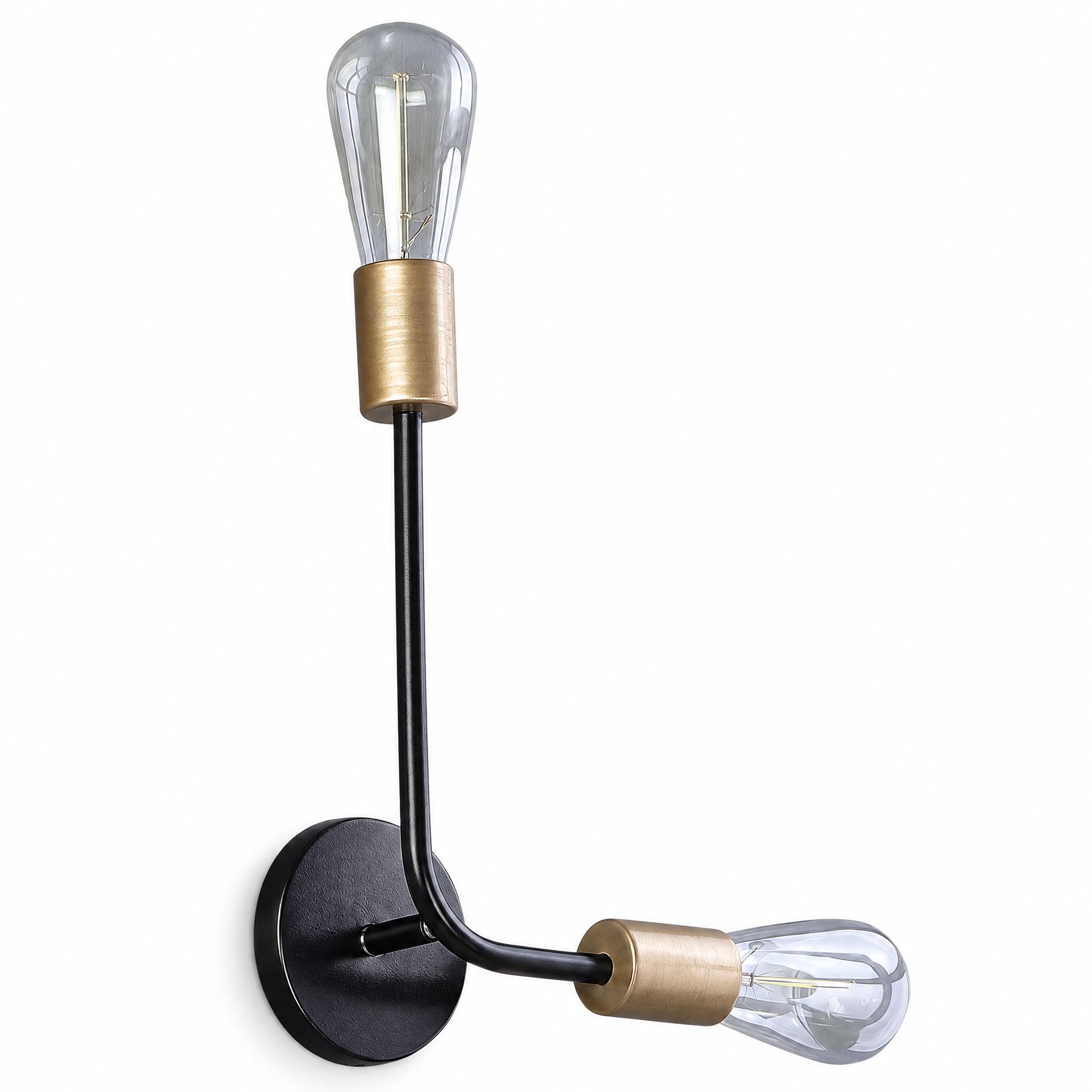 Livspace Burnie Black Metal Novelty Wall Light | Black