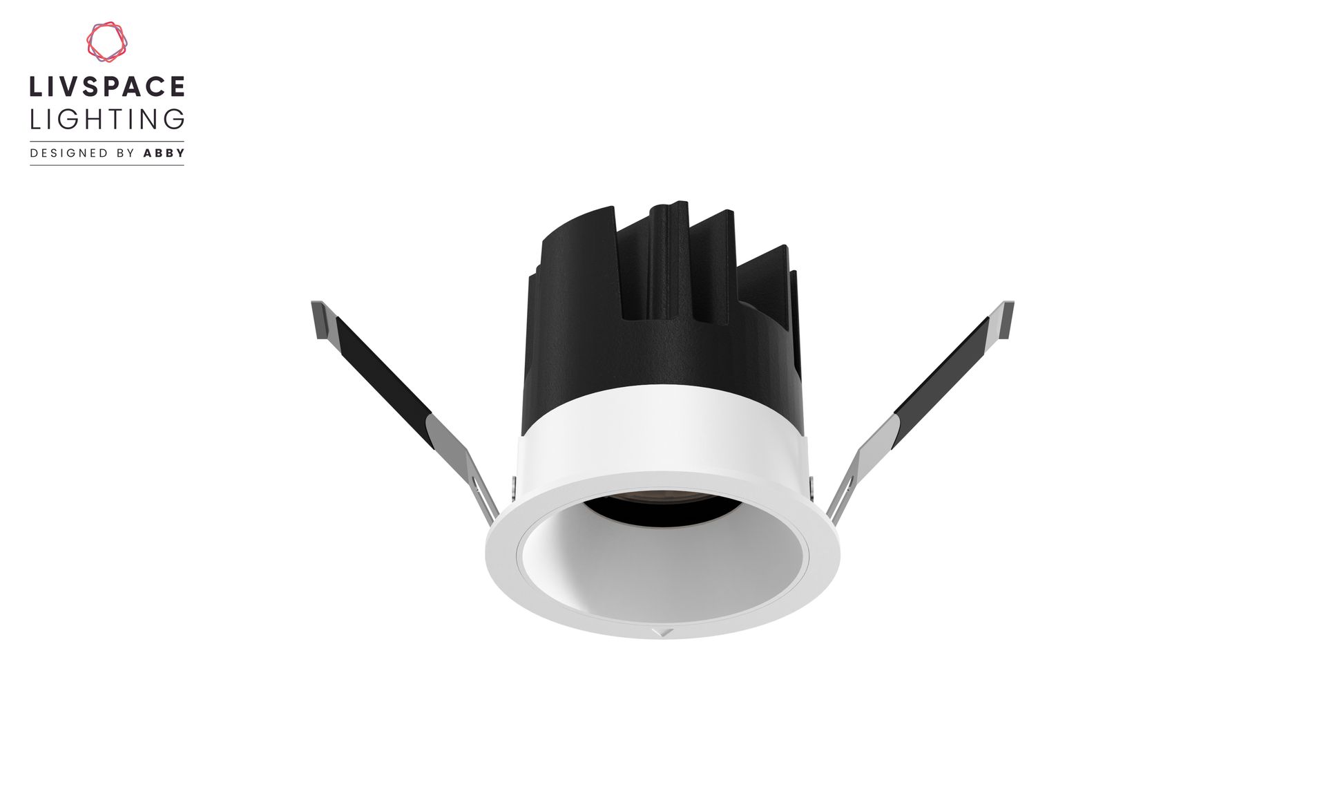 Livspace Cosmo Recess Spotlight - 10W Warm White | White