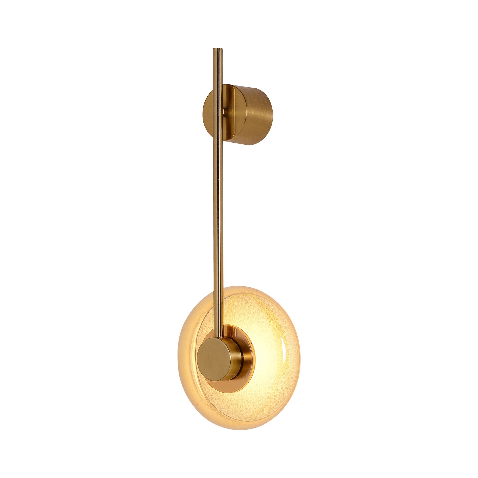 Livspace Gong Wall Light | Amber