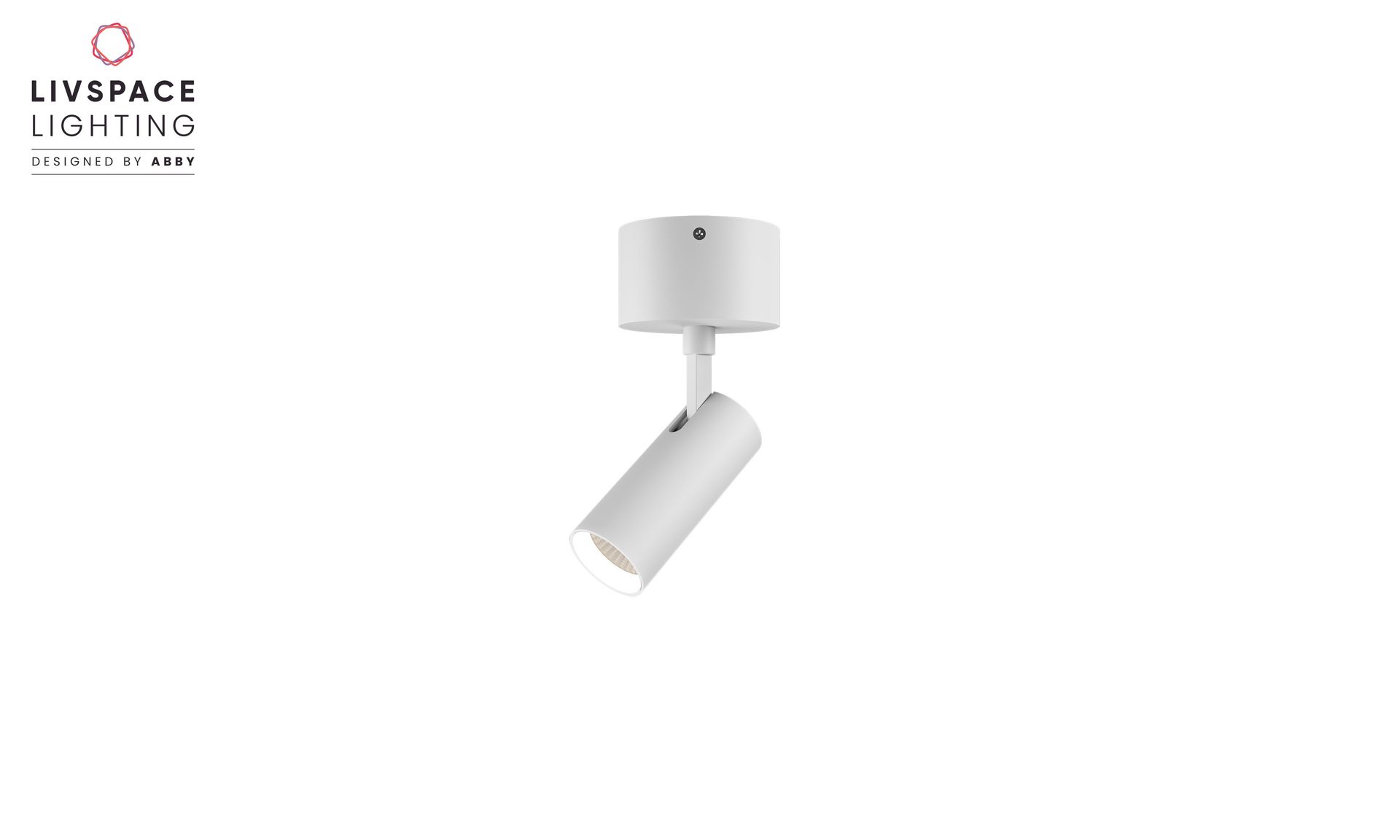 Livspace Luma 35 S Surface Spotlight - 8W Neutral White | White