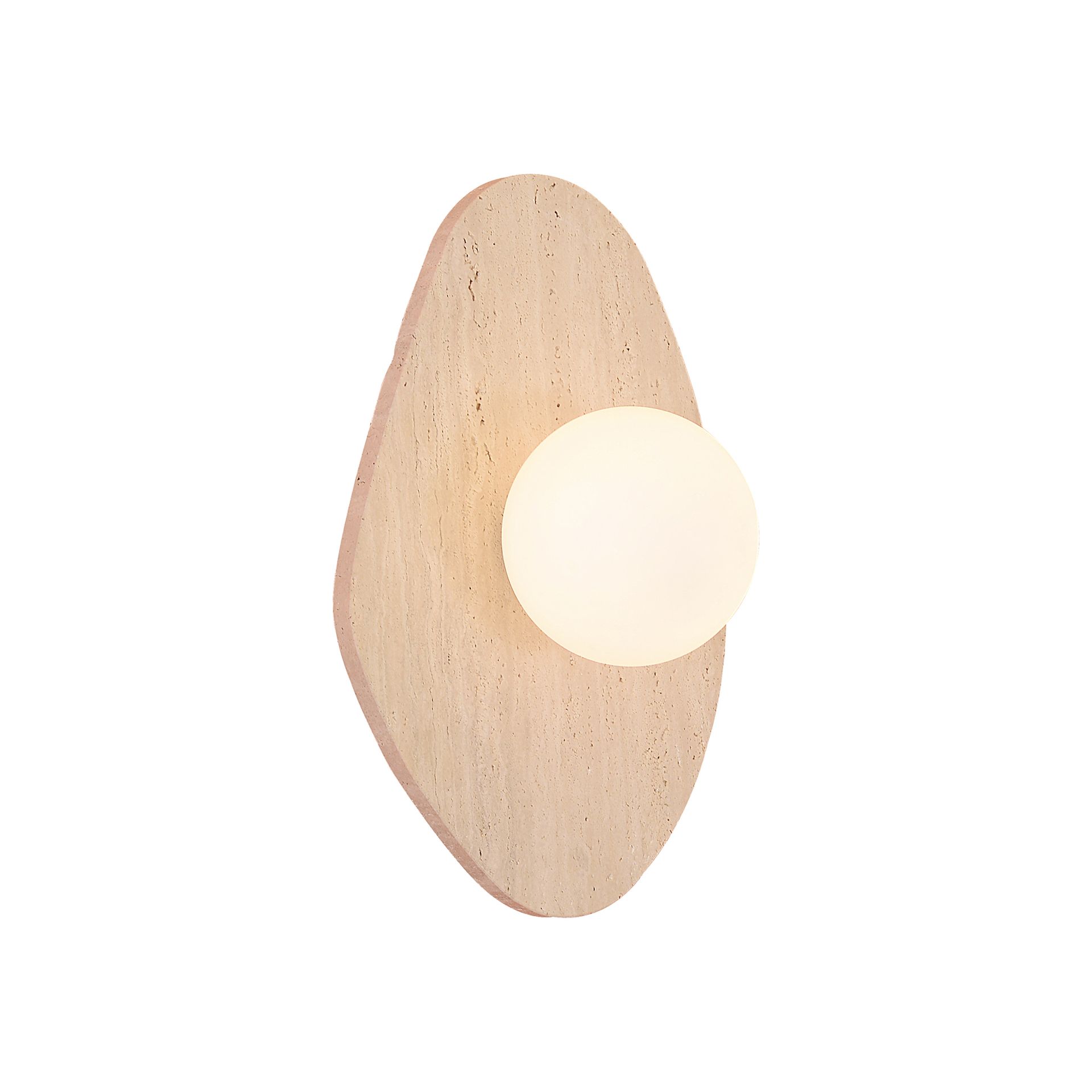Livspace Ostra Wall Light | Wooden + White