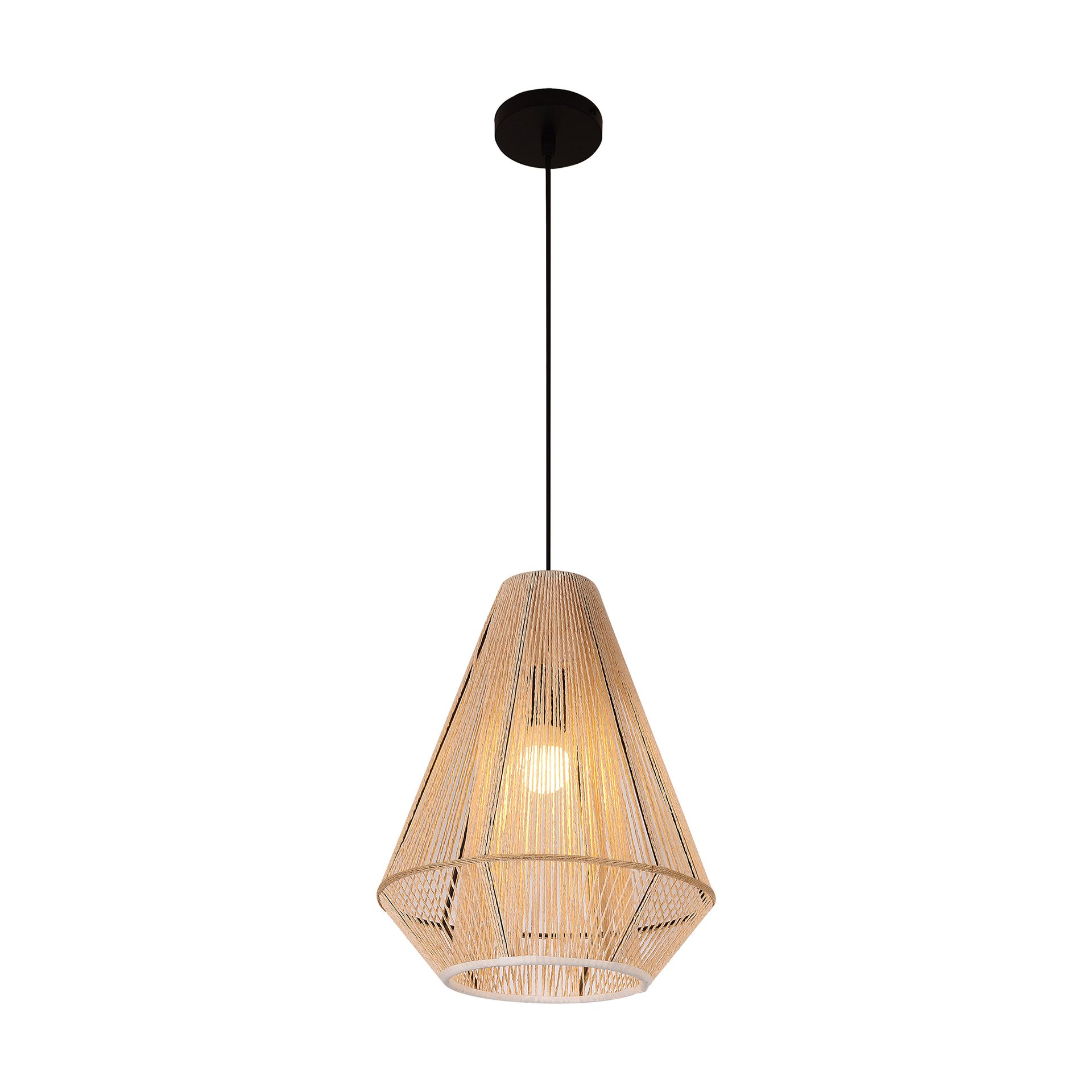 Livspace Reed Pendant | Natural Beige