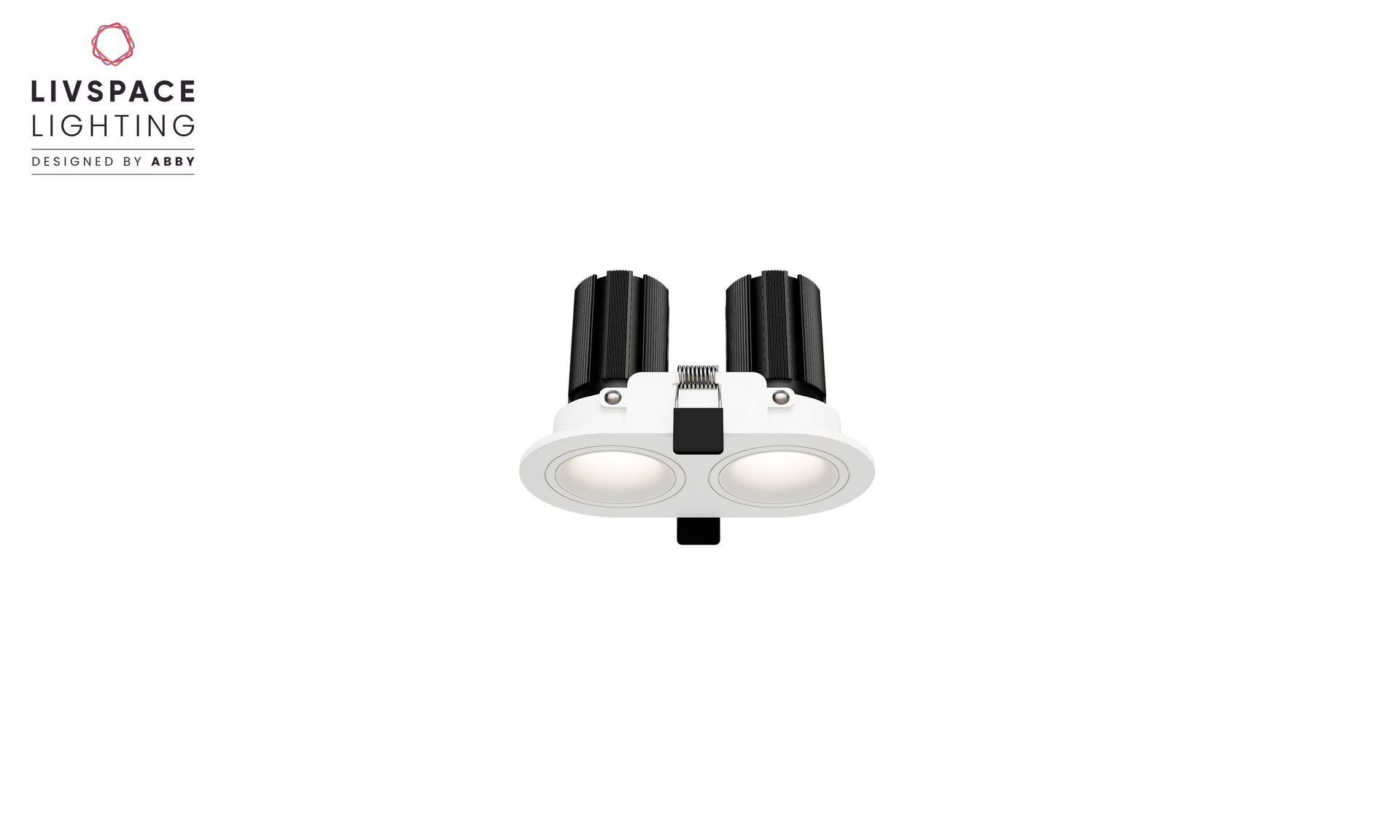 Livspace Roxy 2Way Recess Spotlight - 16W Neutral White | White
