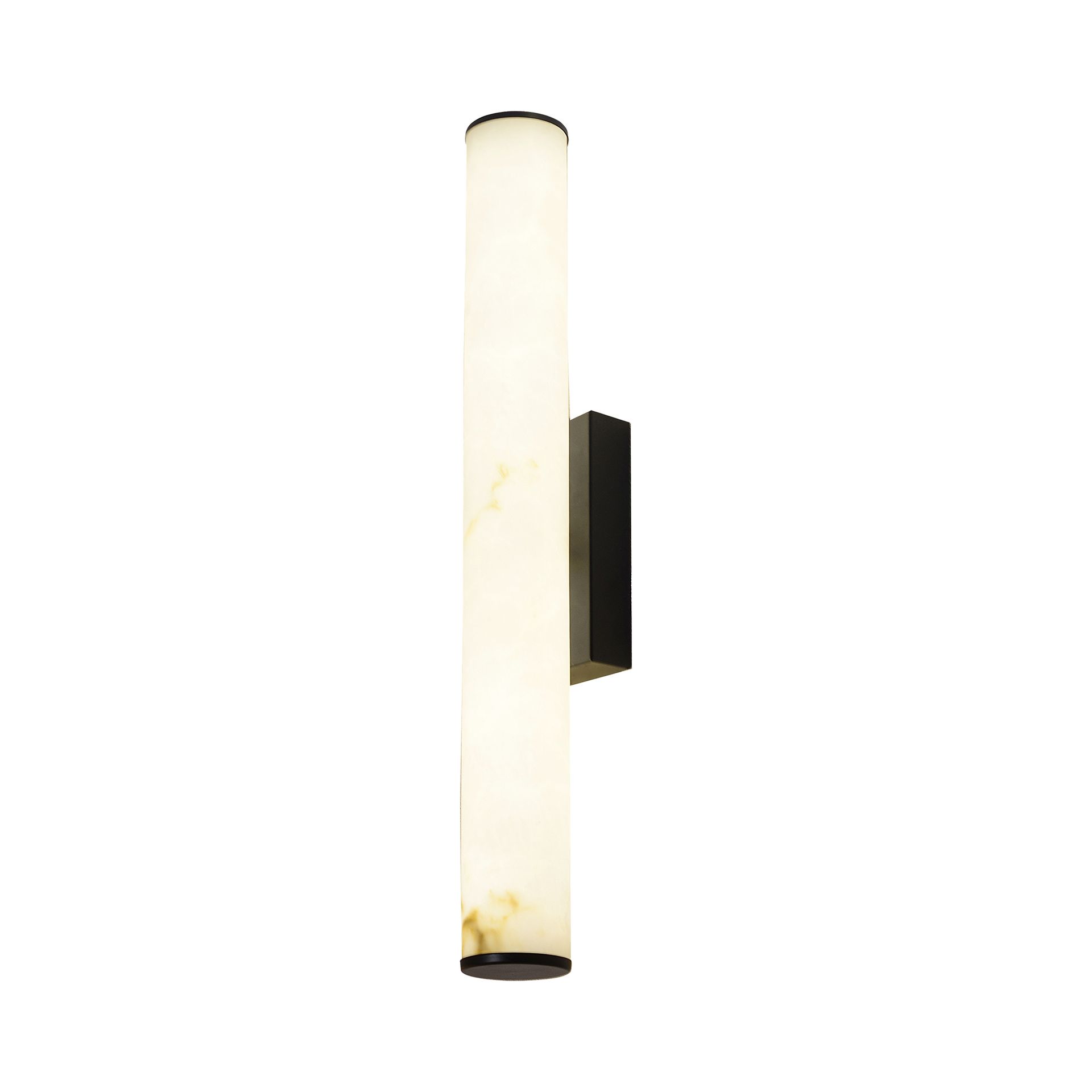 Livspace Spar Wall Light | White + Antique Brass