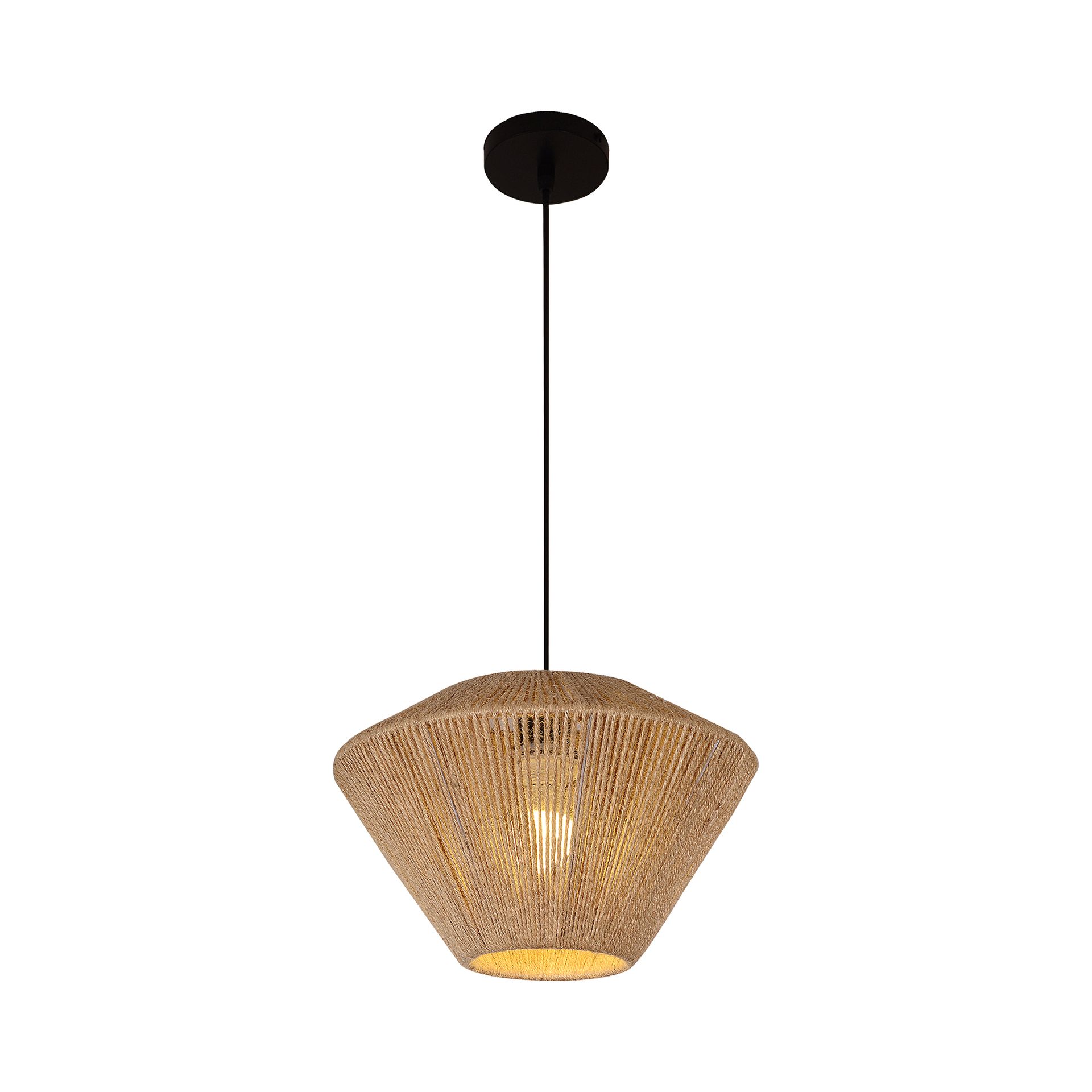 Livspace Weft Pendant | Natural Beige