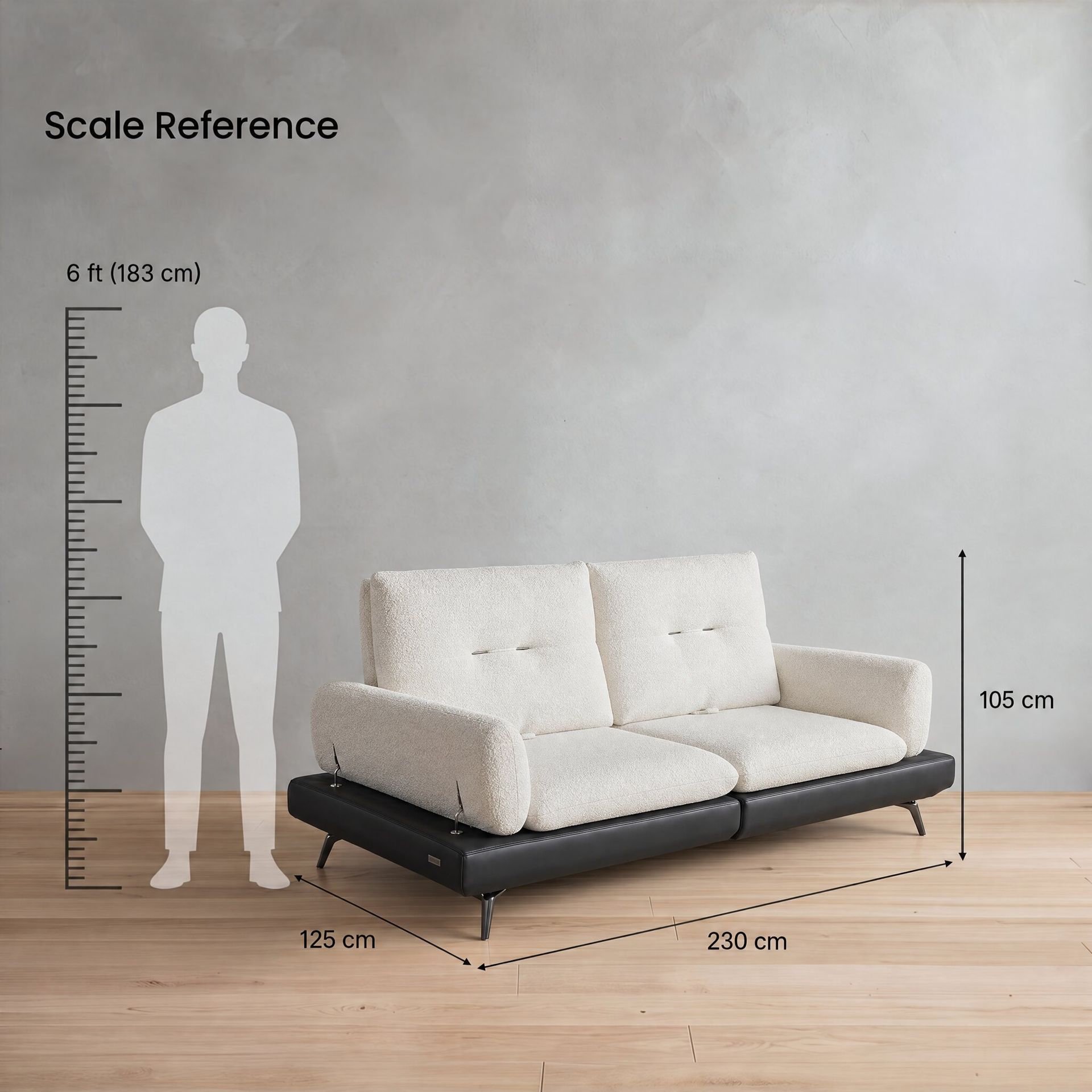 Maximus Dual Tone Sofa