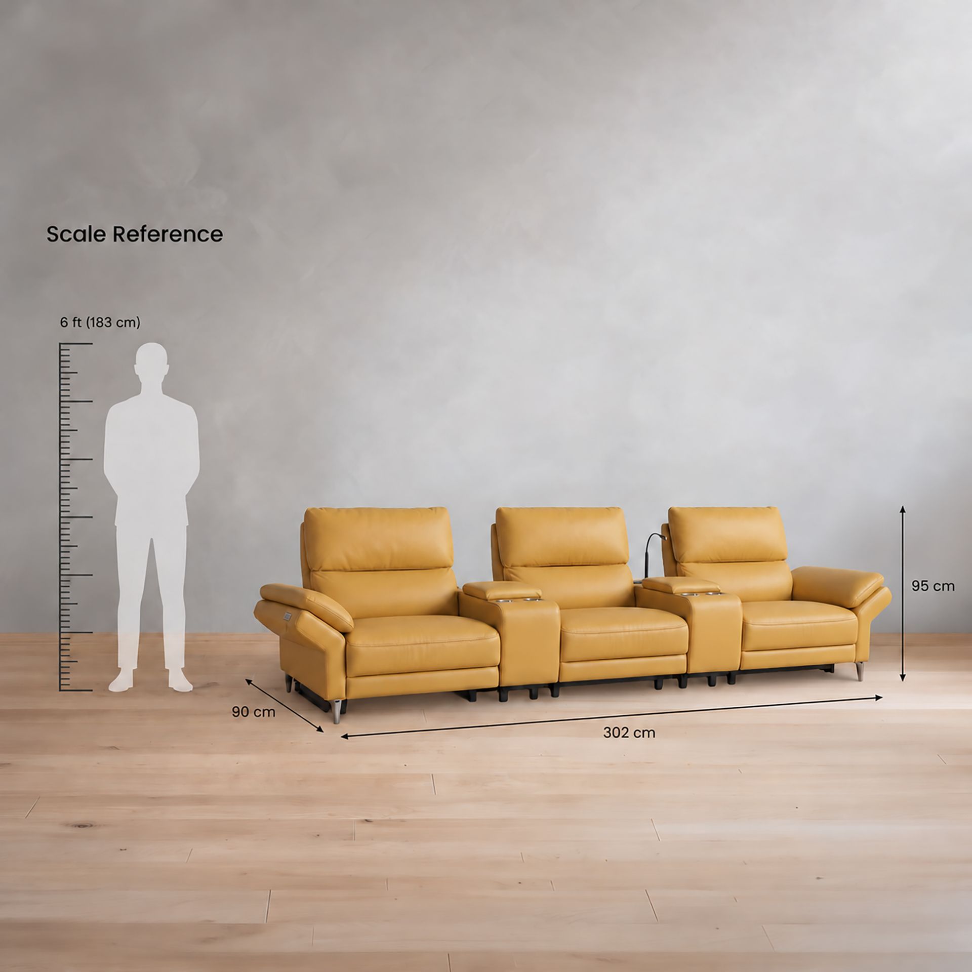 Olympus Recliner with smart console