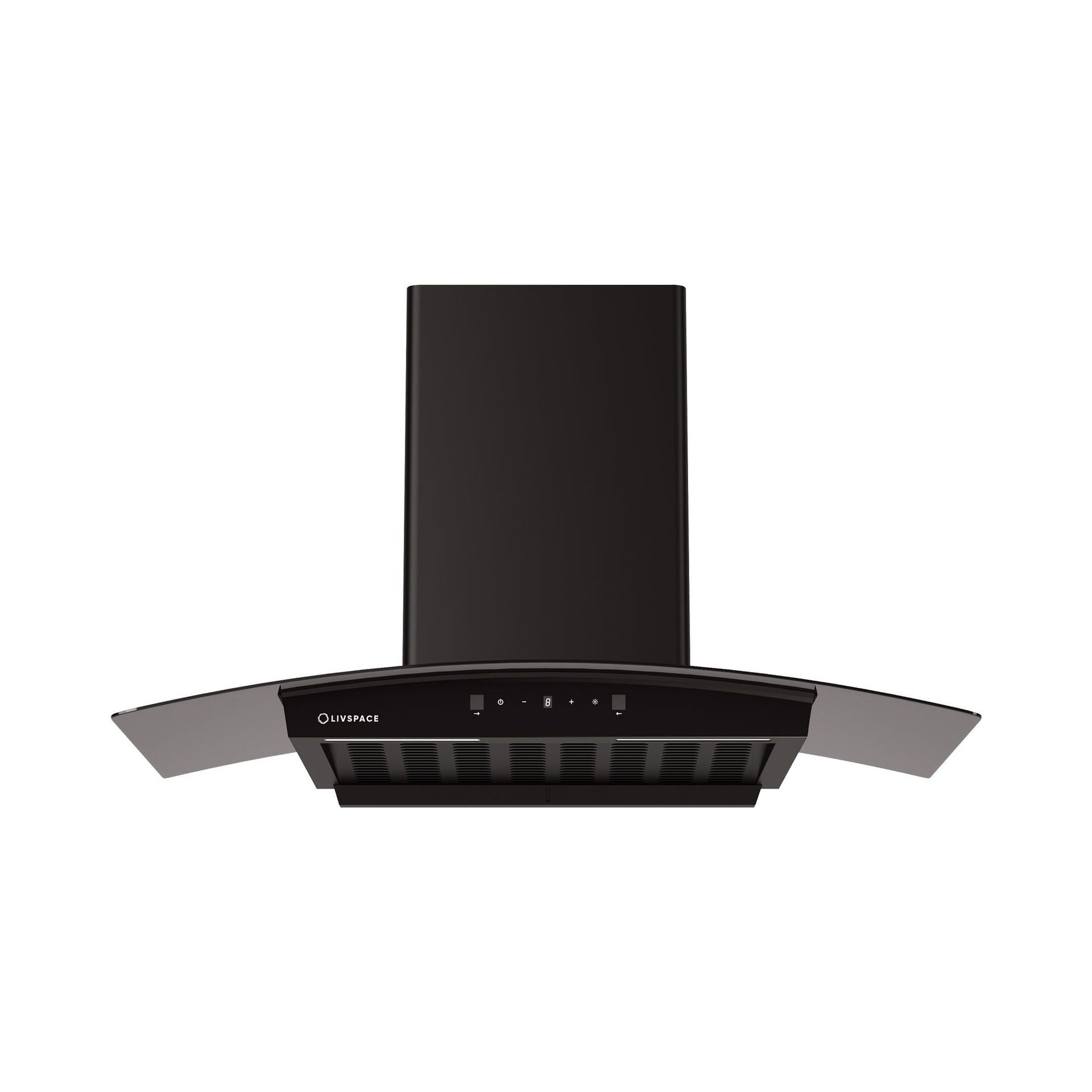 Optima 90 cm Curved Chimney | Ducted 1200 m3/h Suction | Auto Clean