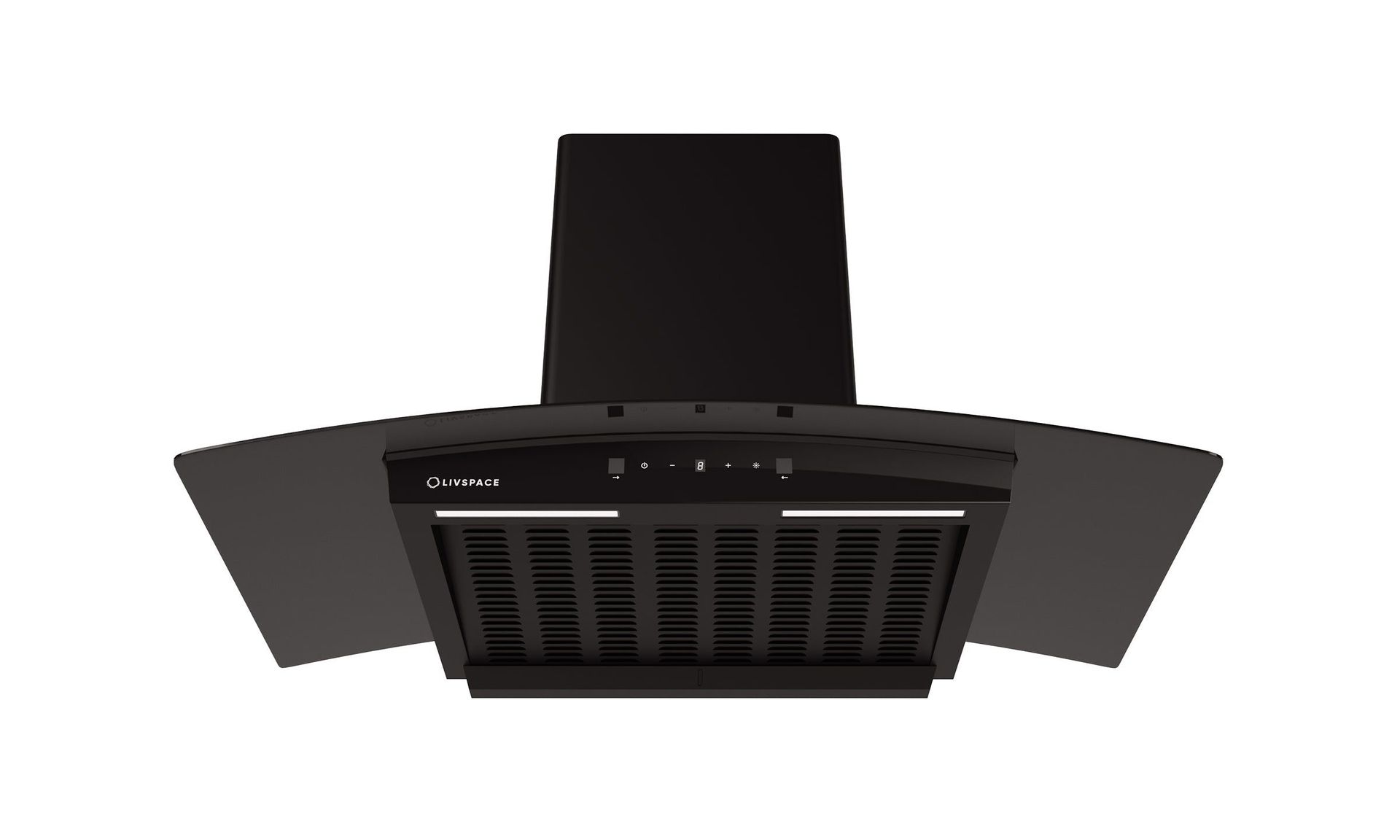 Optima 90 cm Curved Chimney | Ducted 1200 m3/h Suction | Auto Clean