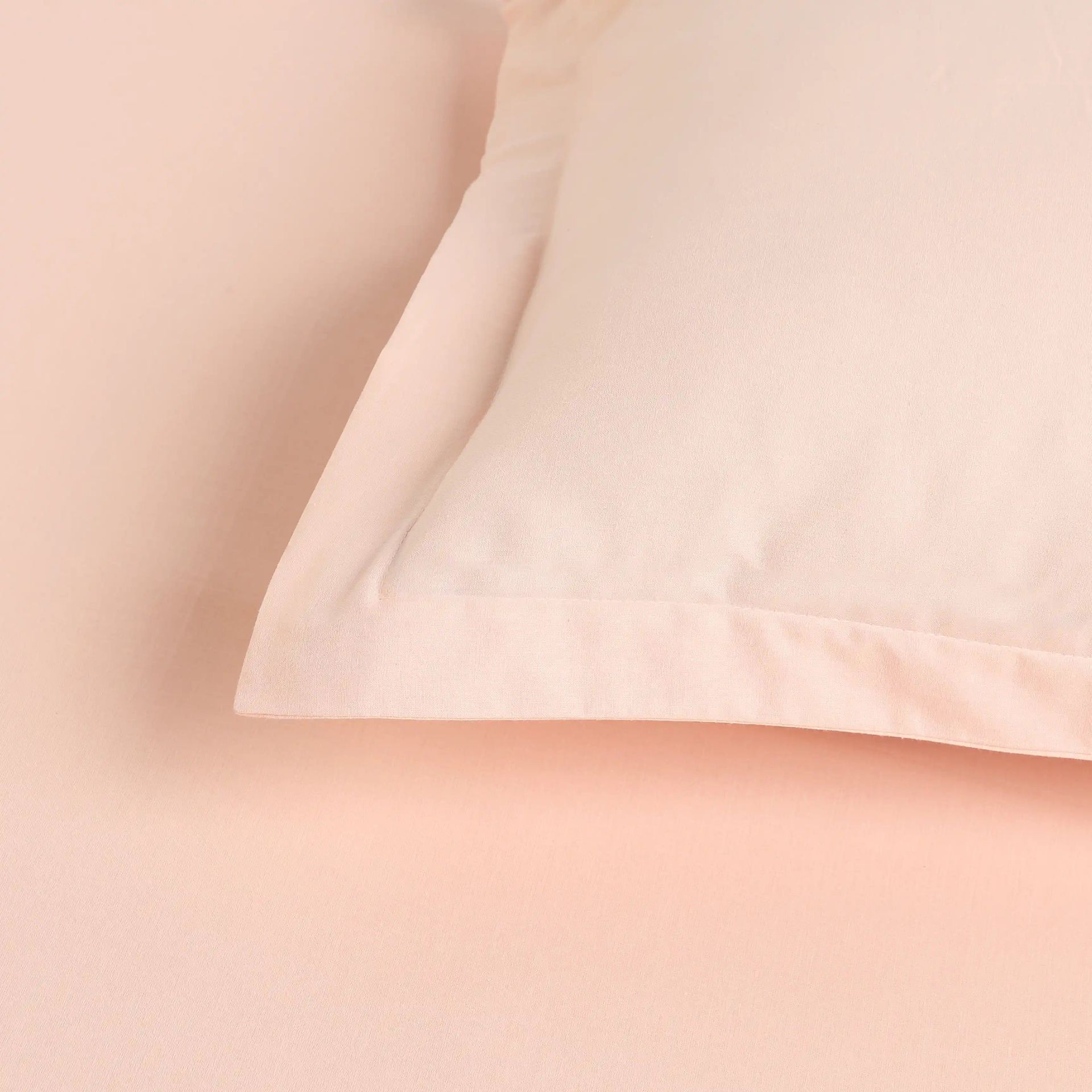 Solid Dyed 144 TC 100% Cotton Veiled Rose Single Bedsheet Set | Paleto