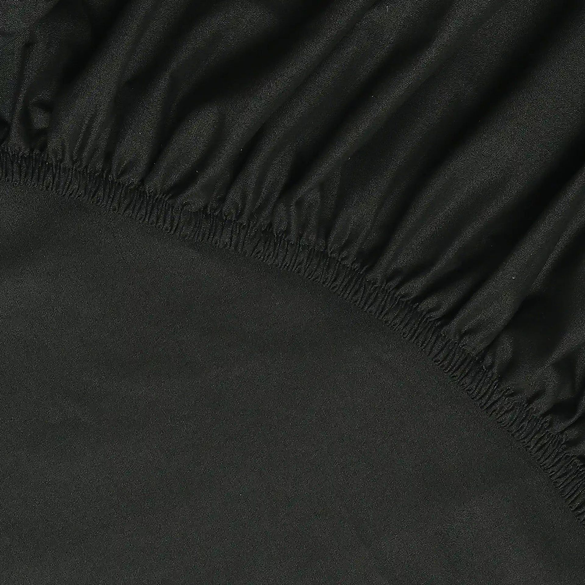 Solid Dyed 144 TC 100% Cotton Dark Grey King Fitted Sheet Set | Paleto