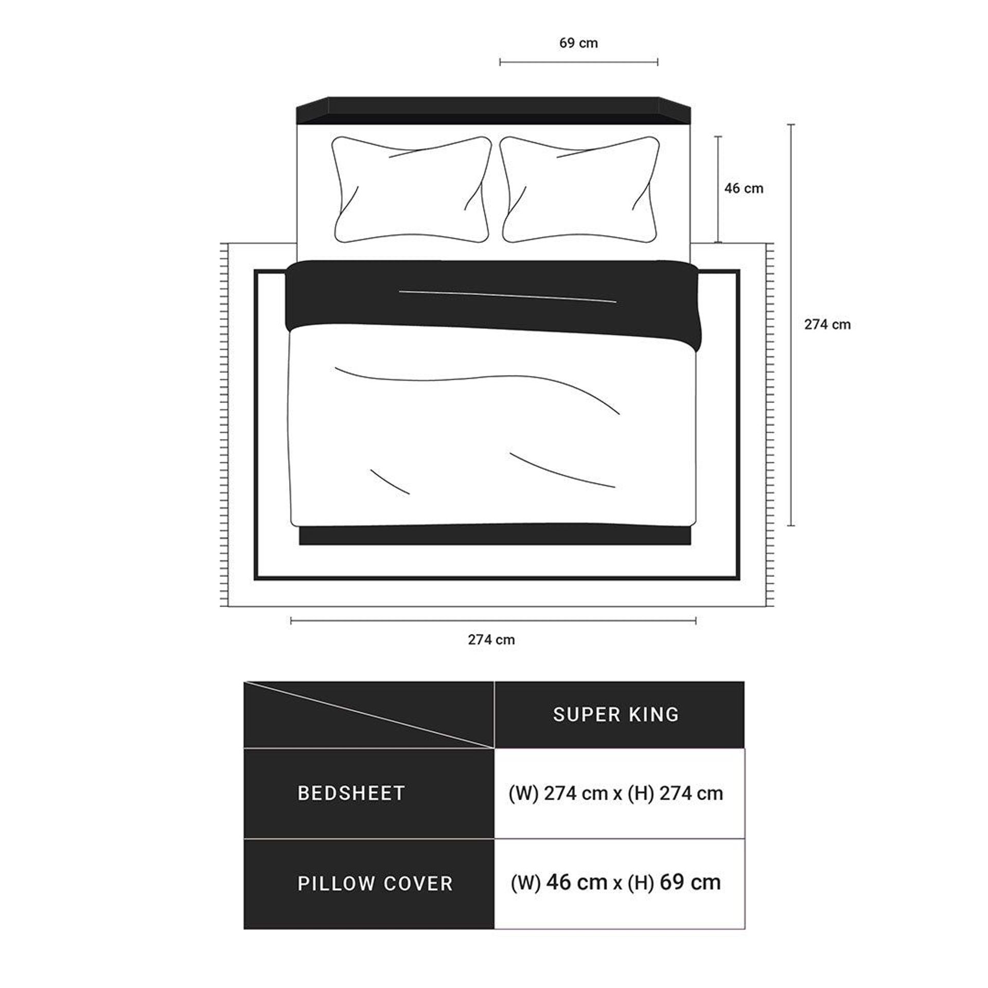 Ethnic 144 TC 100% Cotton Pink King Bedsheet Set | Pure Nest